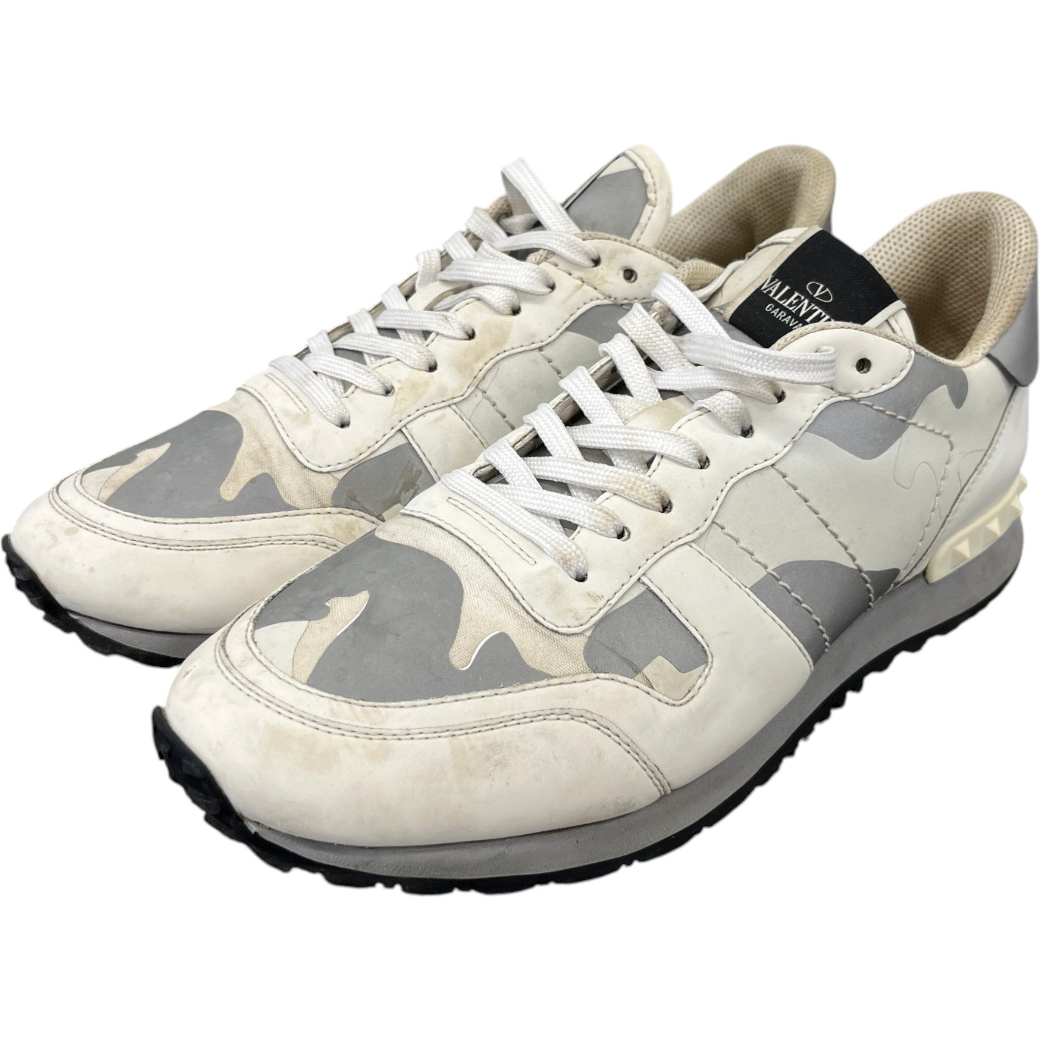 Men's Camouflage Rockrunner Low Trainers Grey Size EU 42 / UK 8