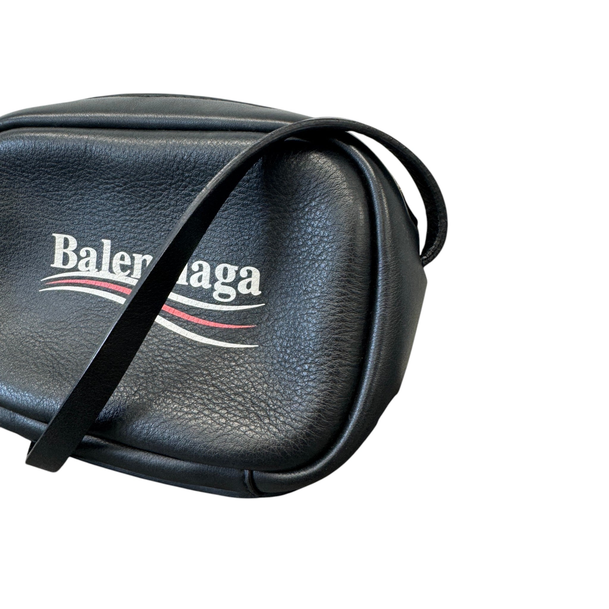 Men's Political Logo Camera Bag Black