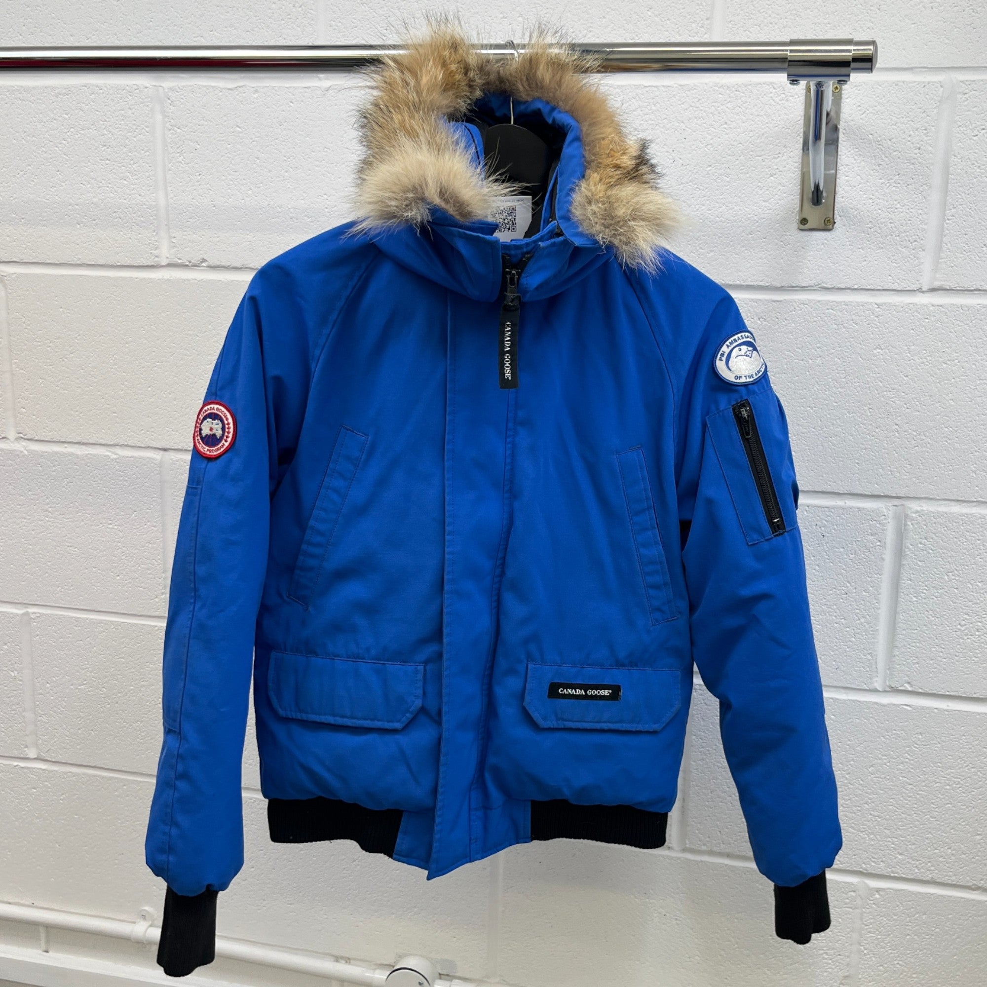 Women's Chilliwack Bomber Kids Xl Down Jacket Blue Size Age 14