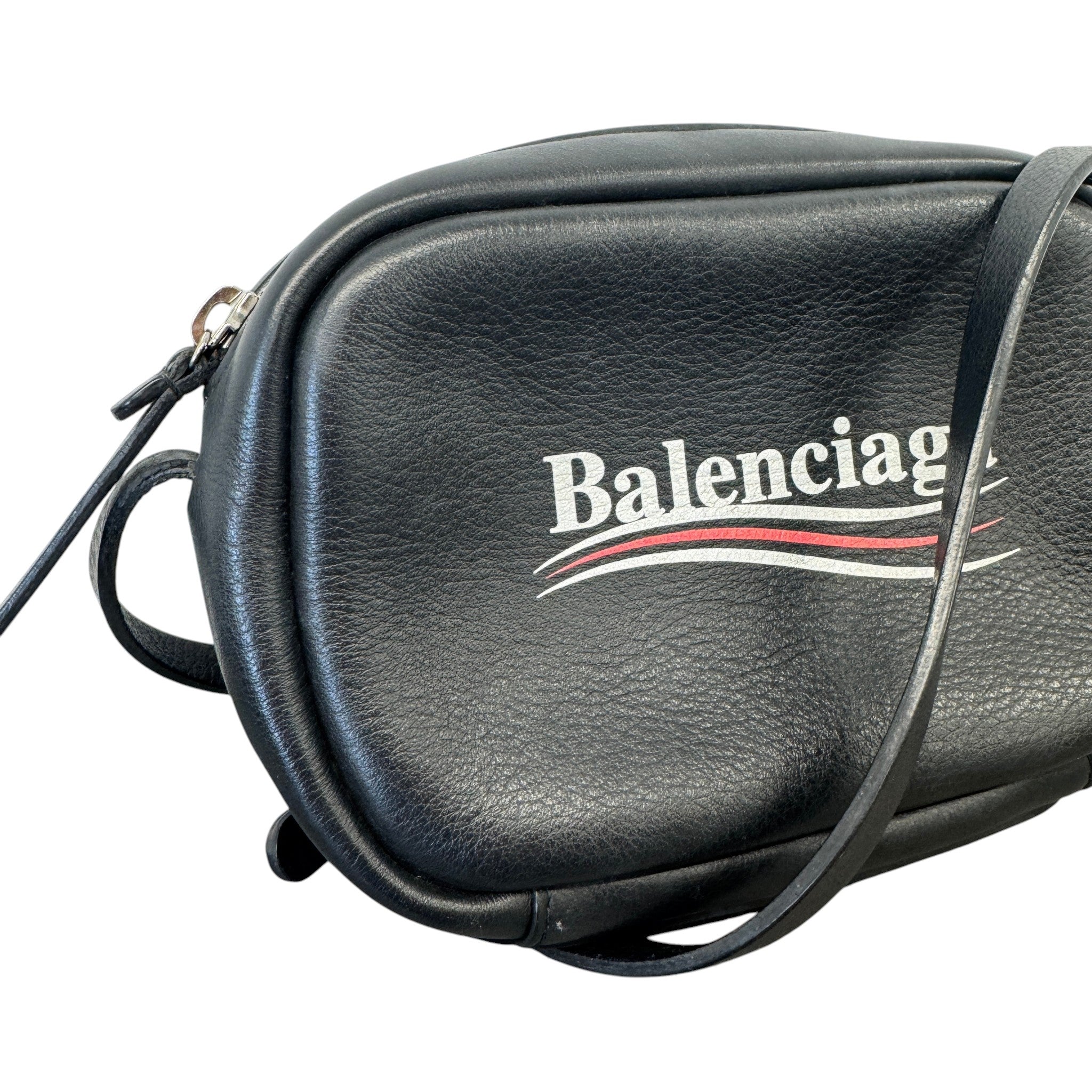 Men's Political Logo Camera Bag Black