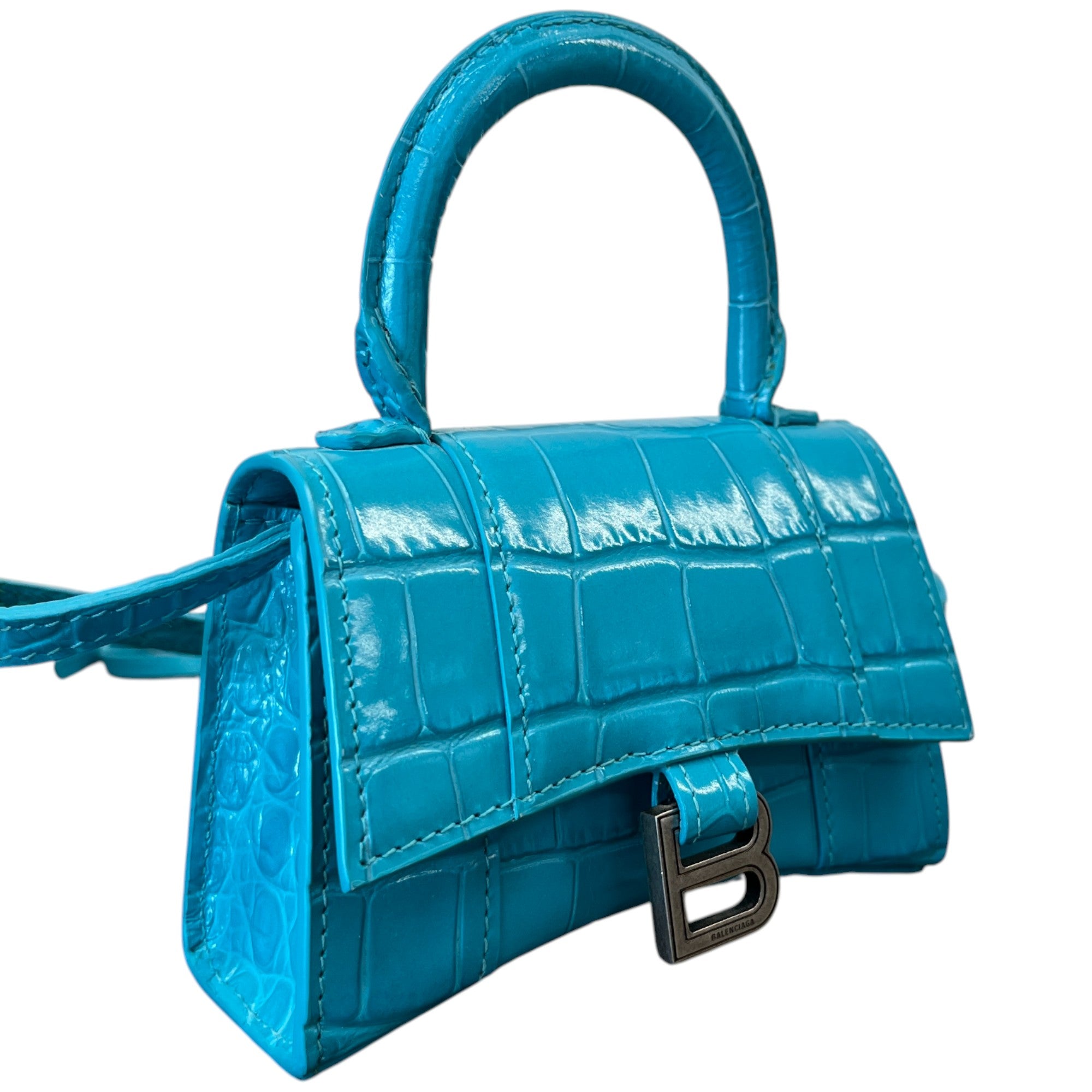 Women's Mini Hourglass Bag Blue