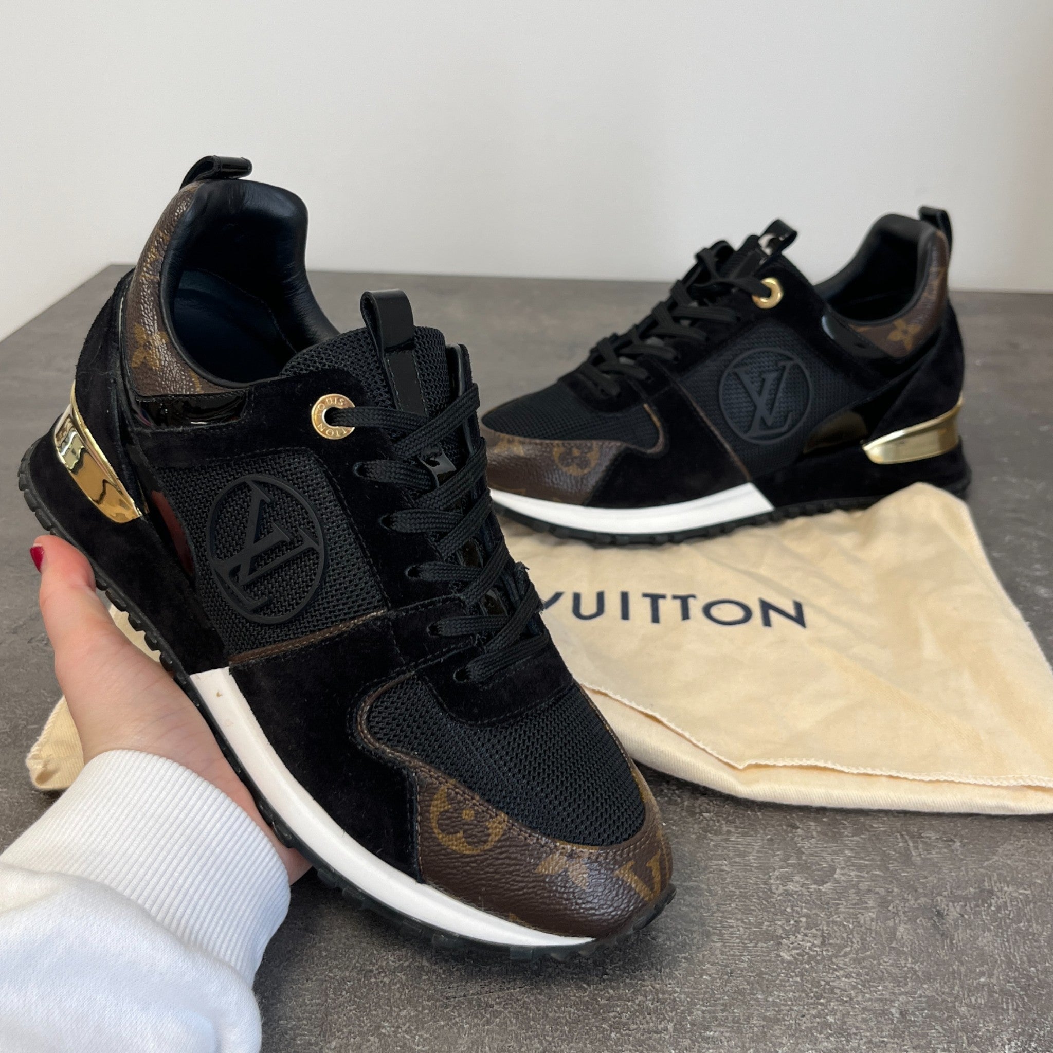 Women's Run Away Low Trainers Black Size EU 37 / UK 4