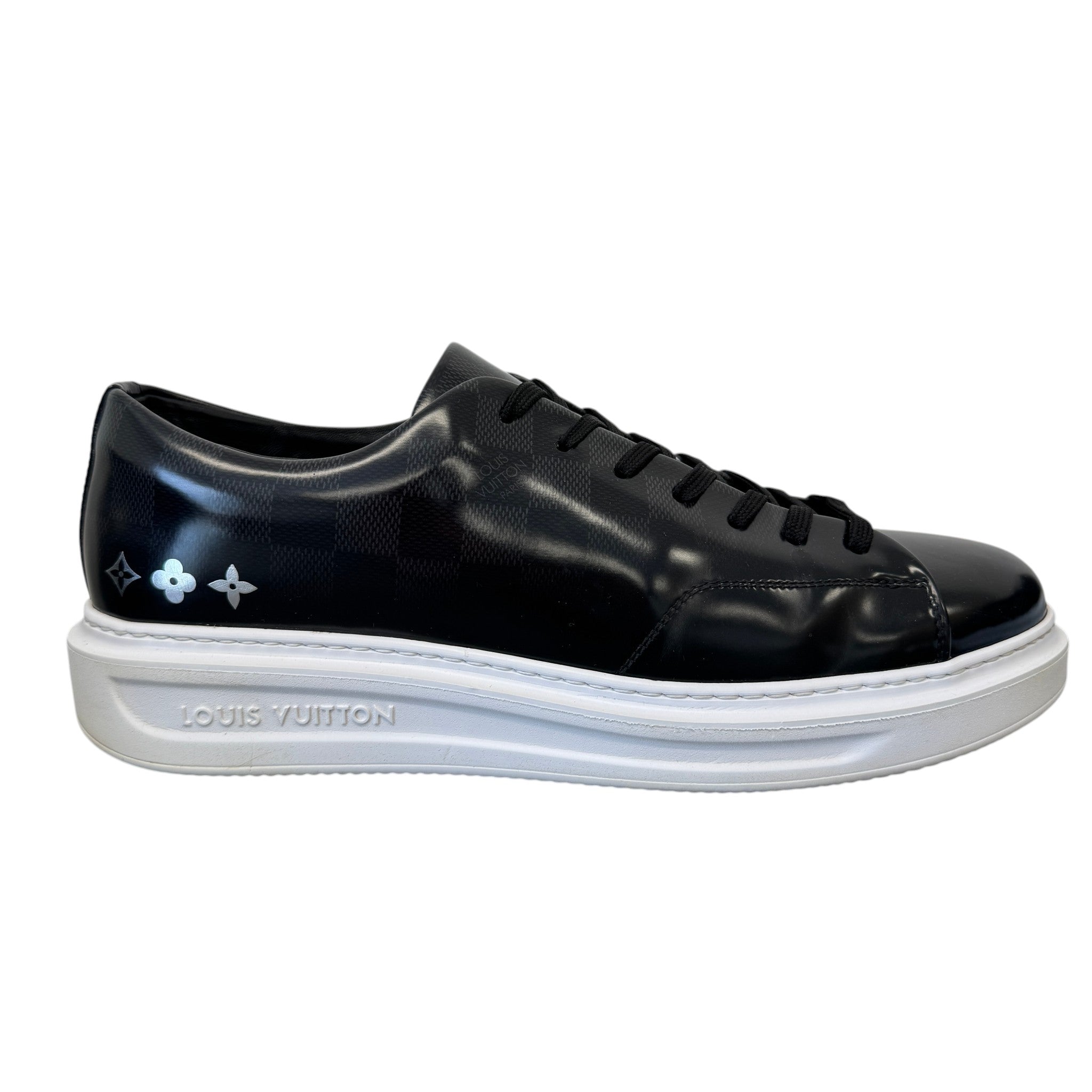 Men's Beverly Hills Low Trainers Black Size EU 43.5 / UK 9.5