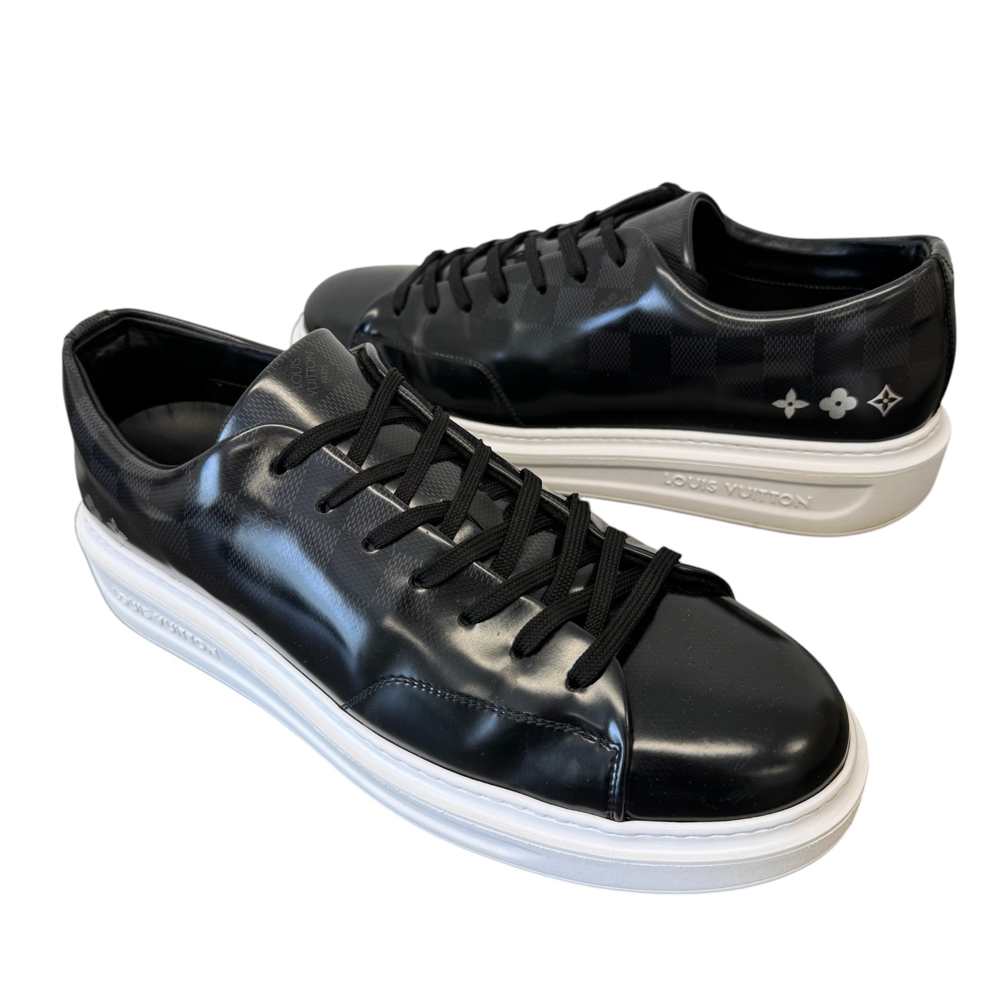 Men's Beverly Hills Low Trainers Black Size EU 43.5 / UK 9.5