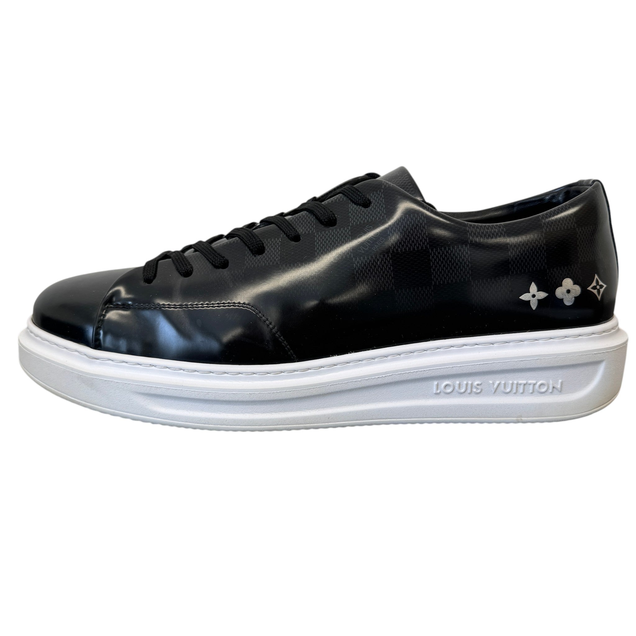 Men's Beverly Hills Low Trainers Black Size EU 43.5 / UK 9.5
