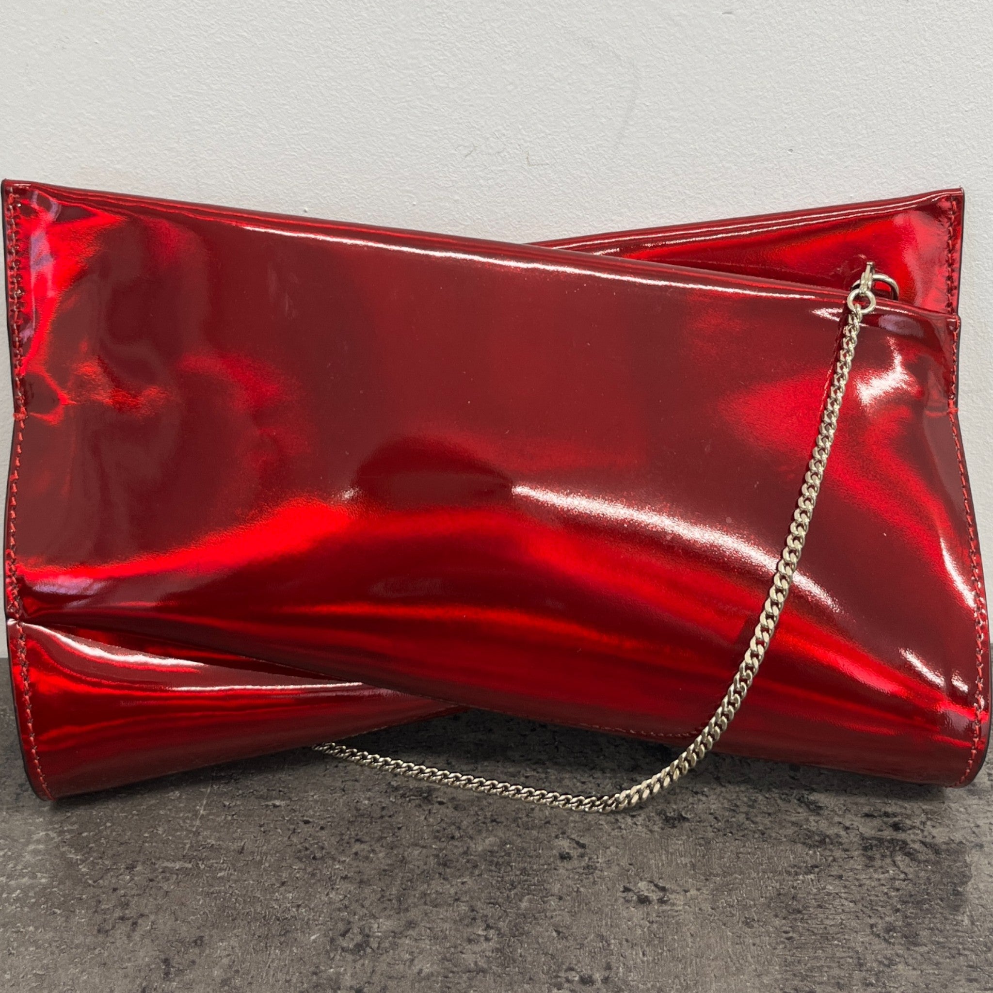 Women's Loubitwist Clutch Bag Red
