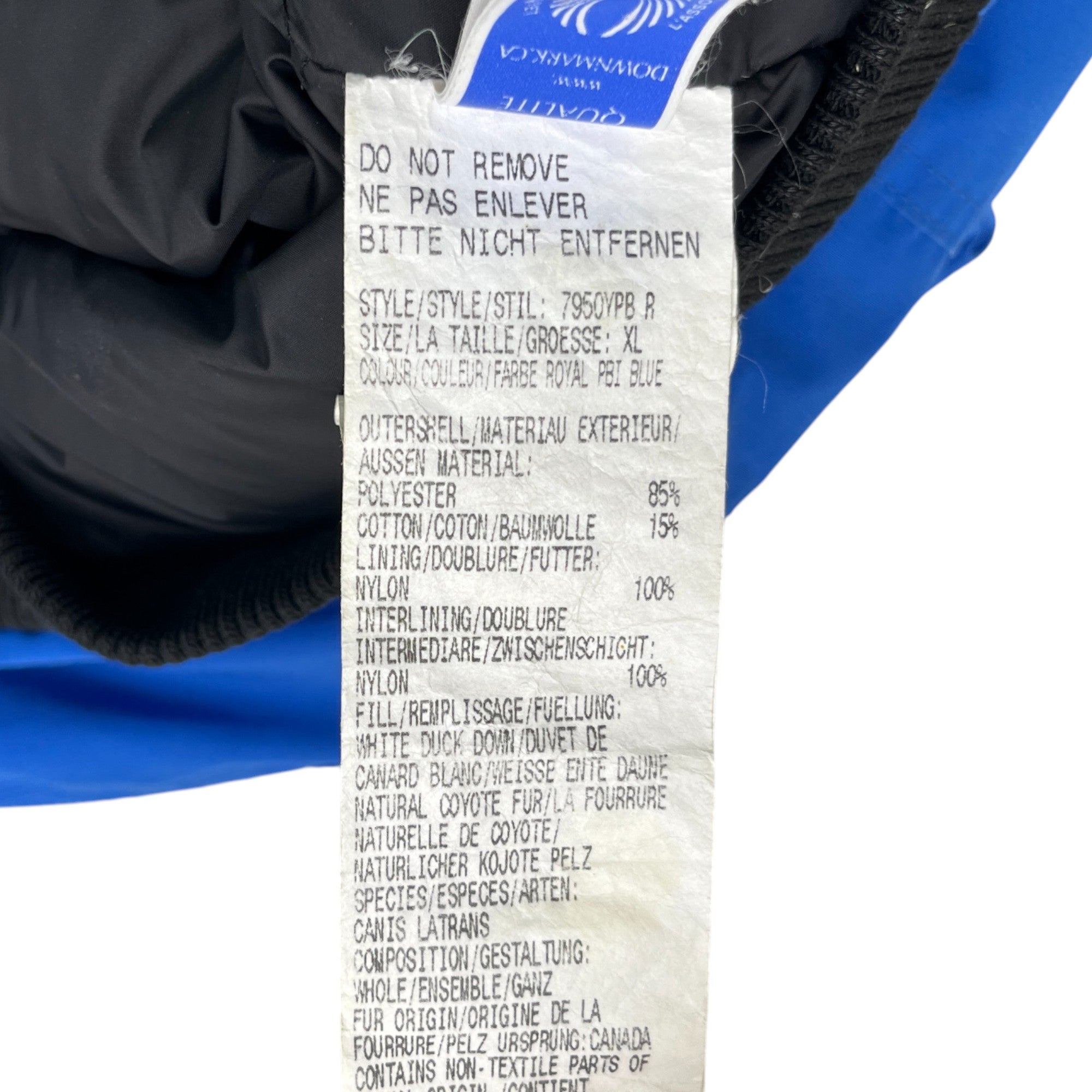 Women's Chilliwack Bomber Kids Xl Down Jacket Blue Size Age 14