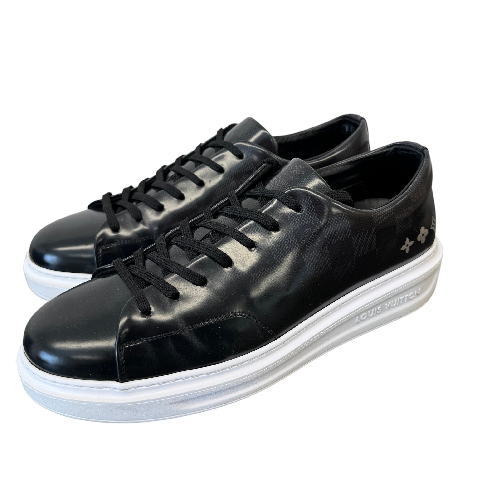 Men's Beverly Hills Low Trainers Black Size EU 43.5 / UK 9.5