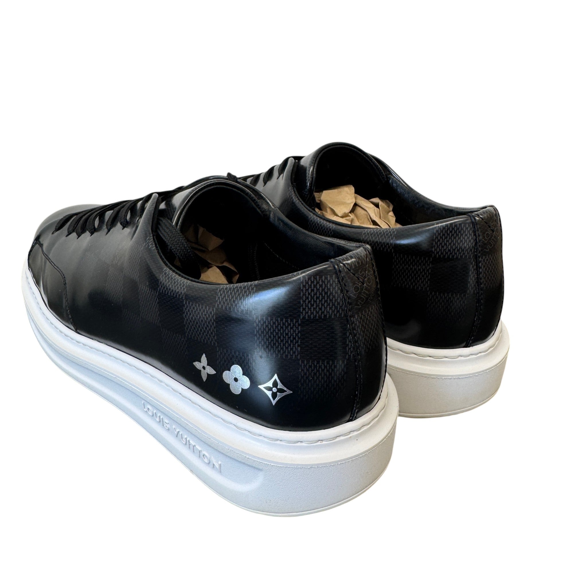 Men's Beverly Hills Low Trainers Black Size EU 43.5 / UK 9.5