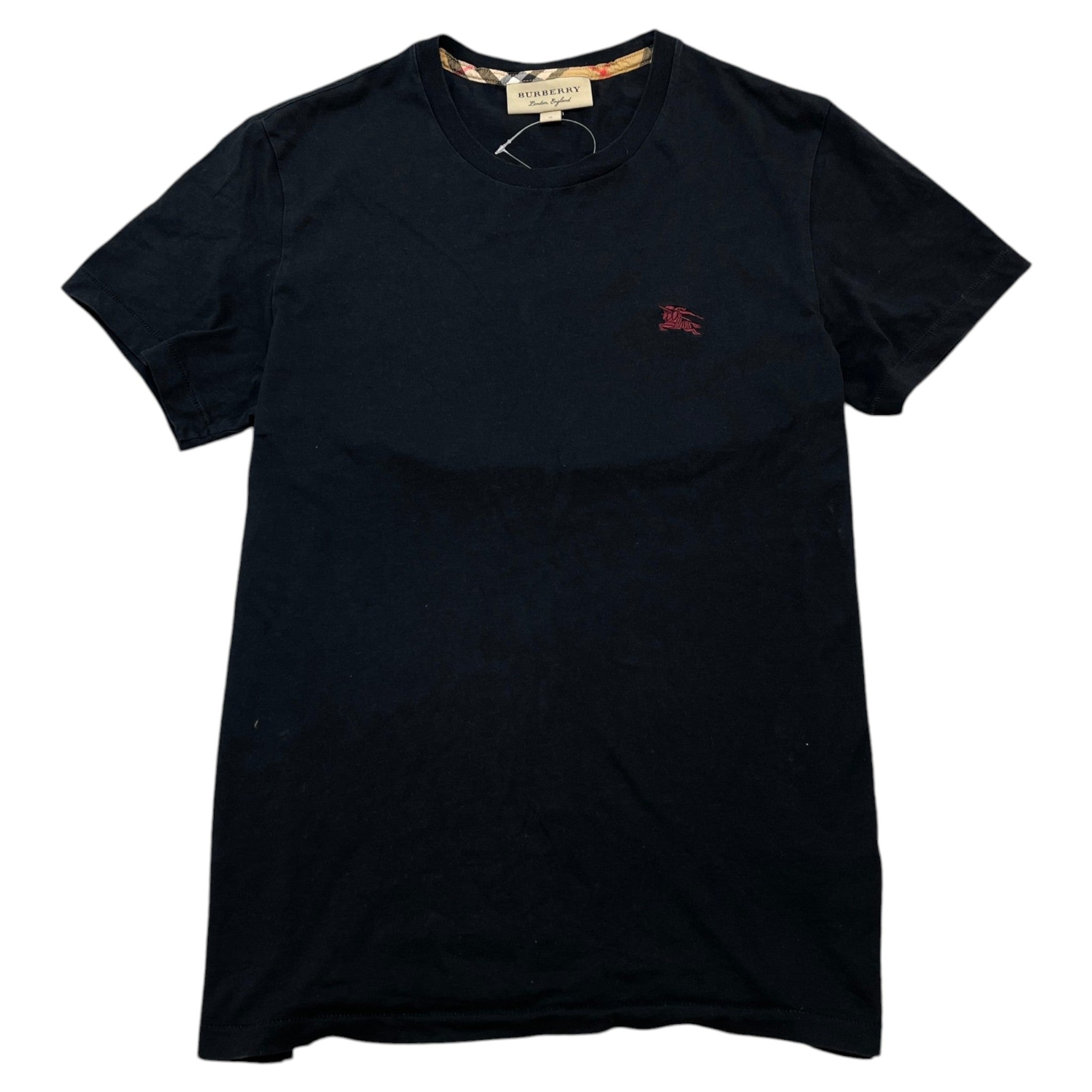 Men's Embroidered Logo T-Shirt Black Size M