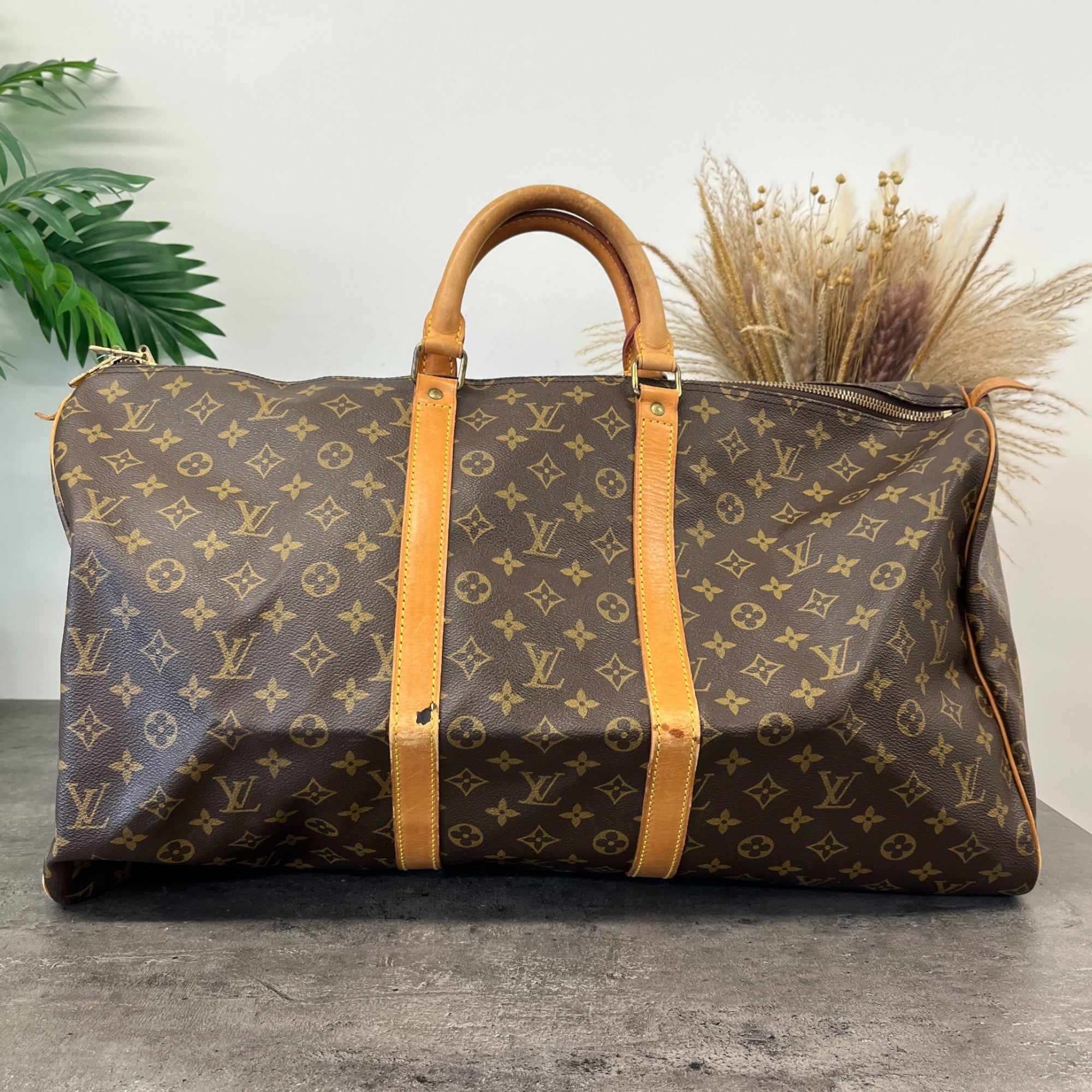 Keepall Bandoulière 55 Monogram Bag Brown