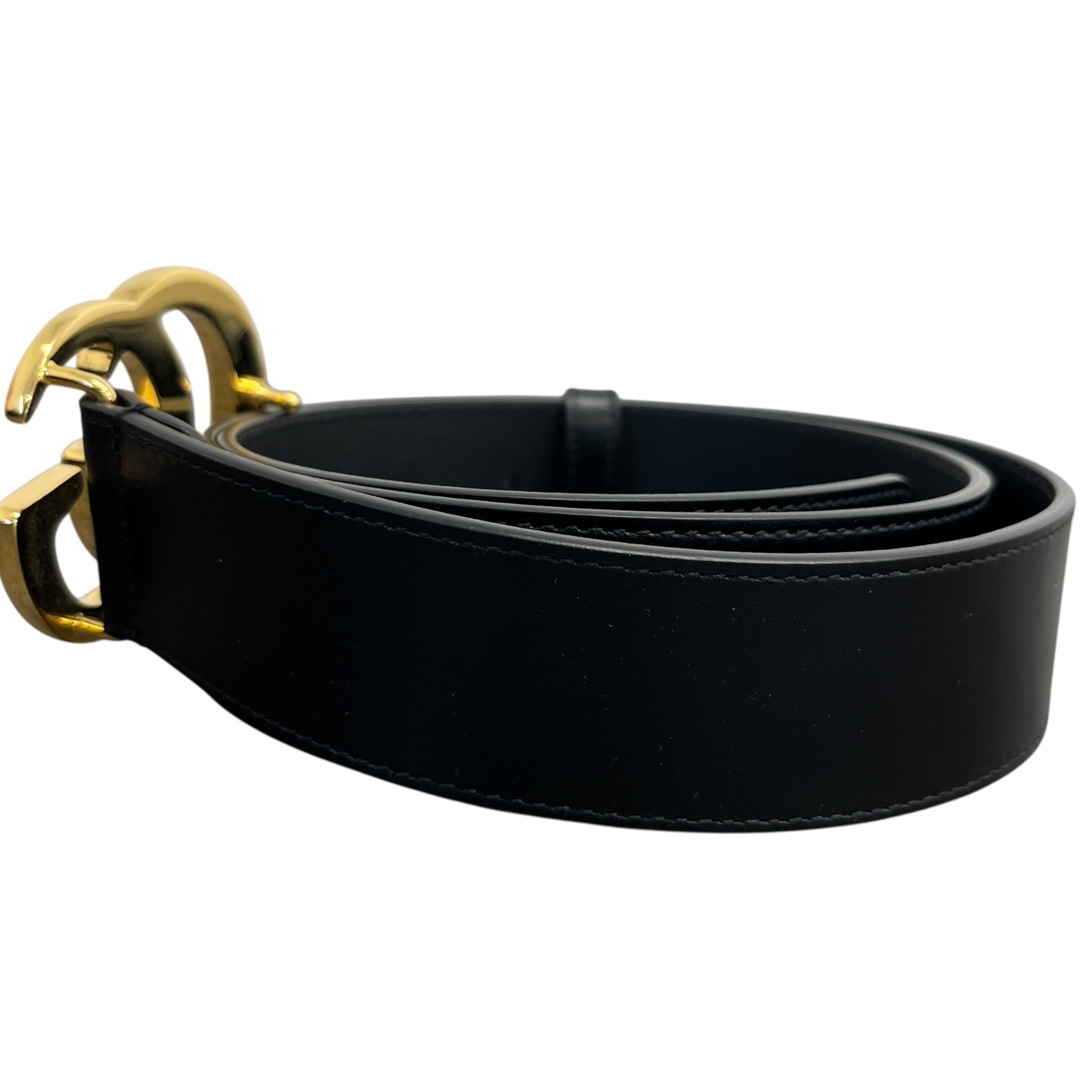 Women's Gg Marmont Belt Black Size 90CM / UK 12