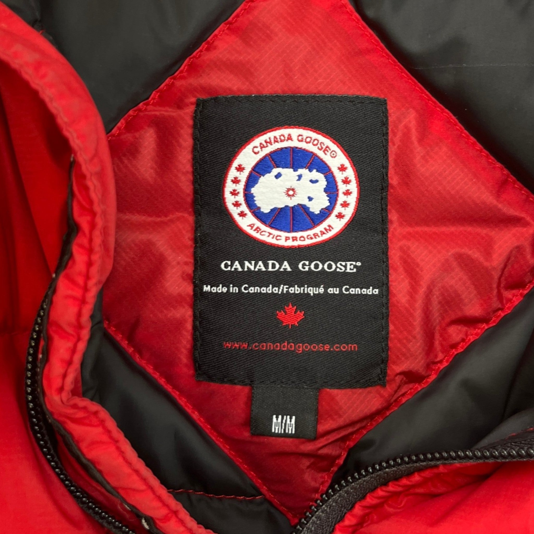 Men's Brookvale Down Jacket Red Size M