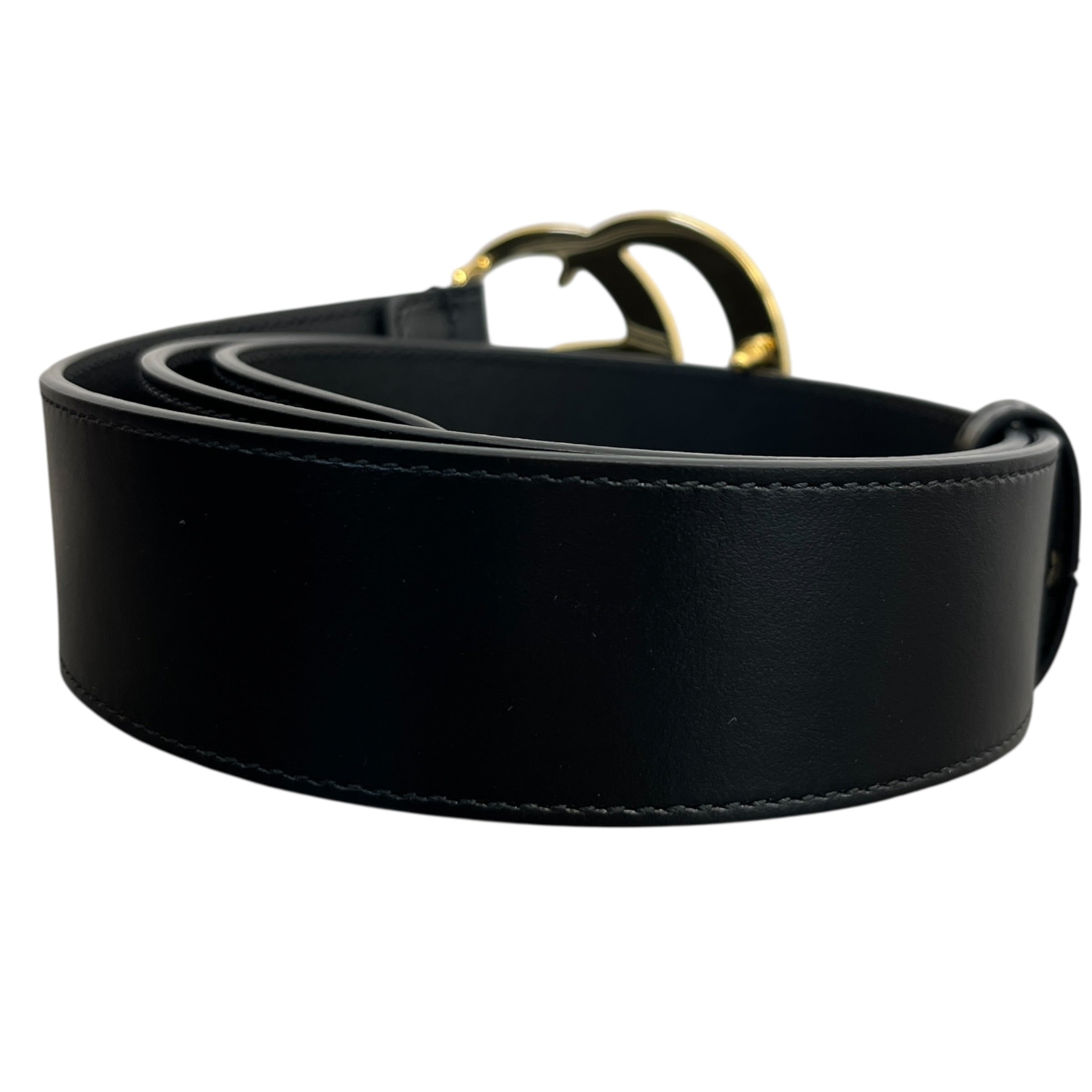 Women's Gg Marmont Belt Black Size 90CM / UK 12
