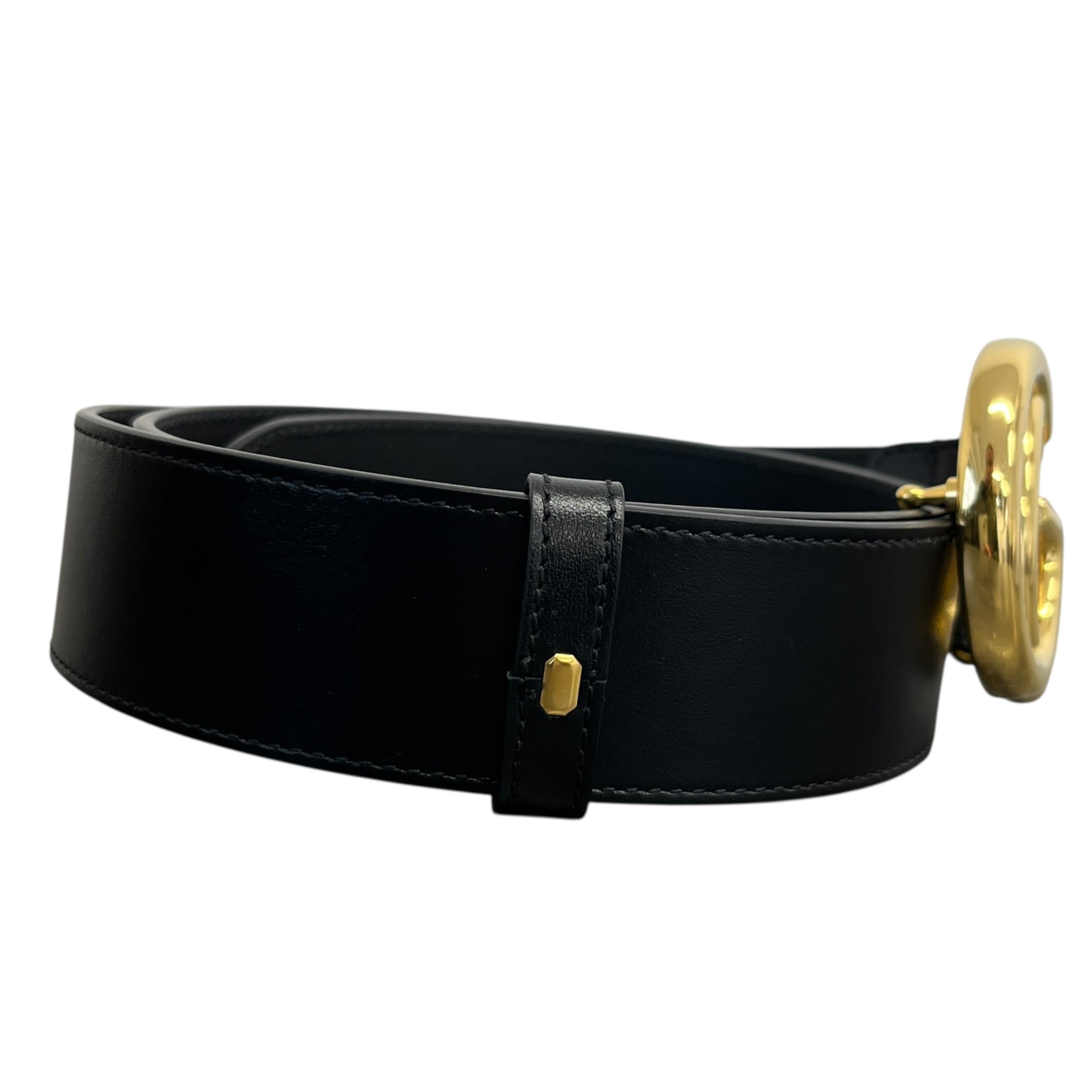 Women's Gg Marmont Belt Black Size 90CM / UK 12