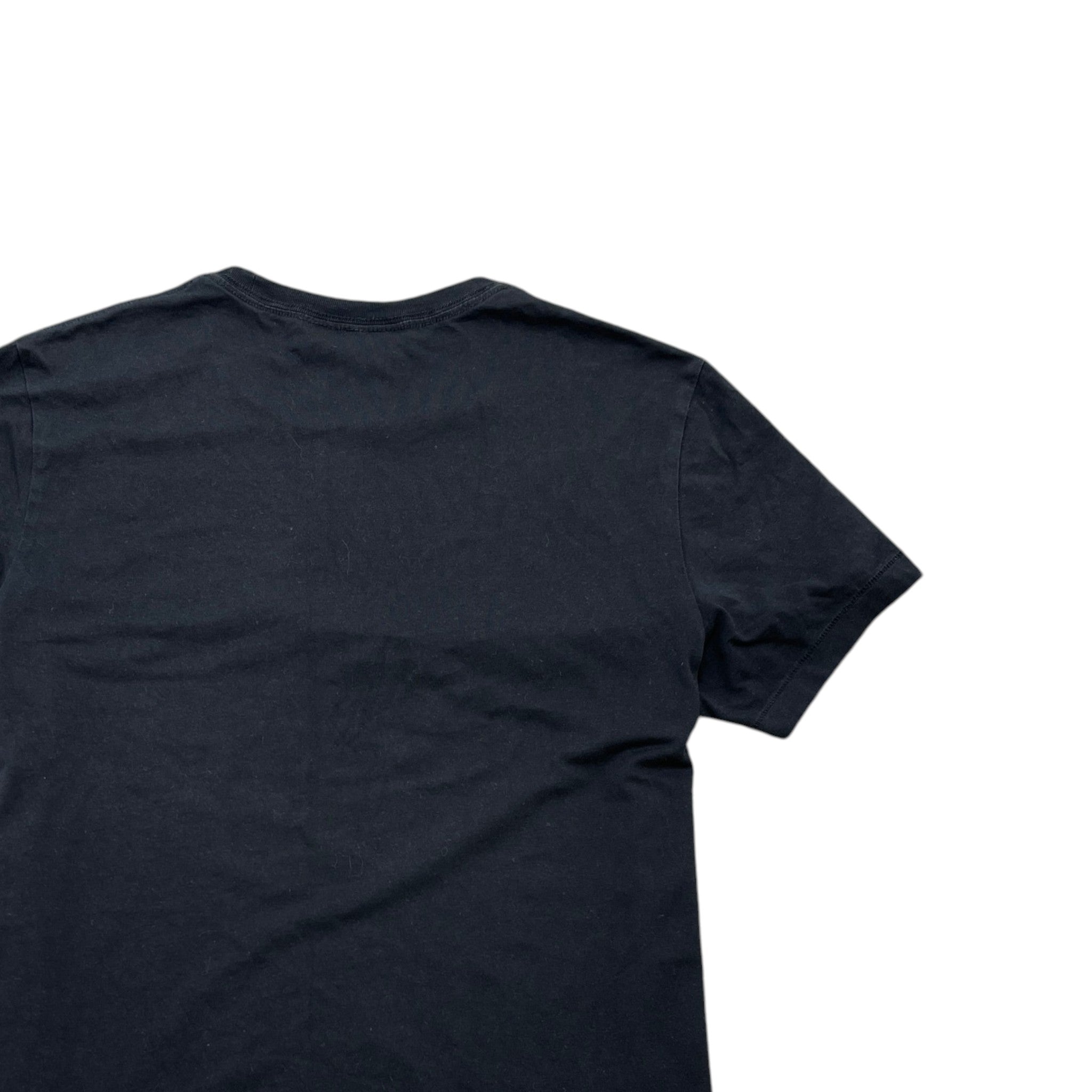 Men's Embroidered Logo T-Shirt Black Size M