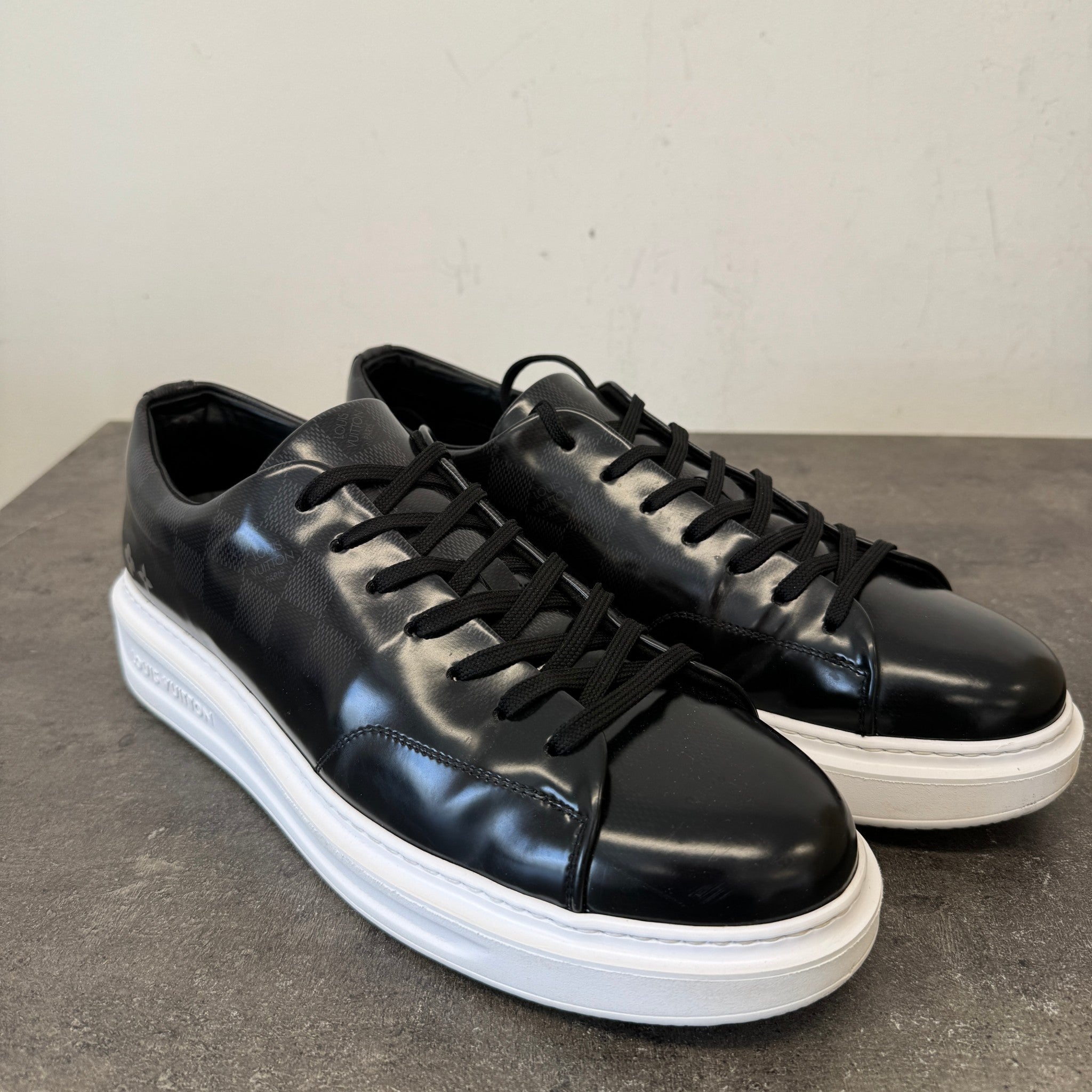 Men's Beverly Hills Low Trainers Black Size EU 43.5 / UK 9.5