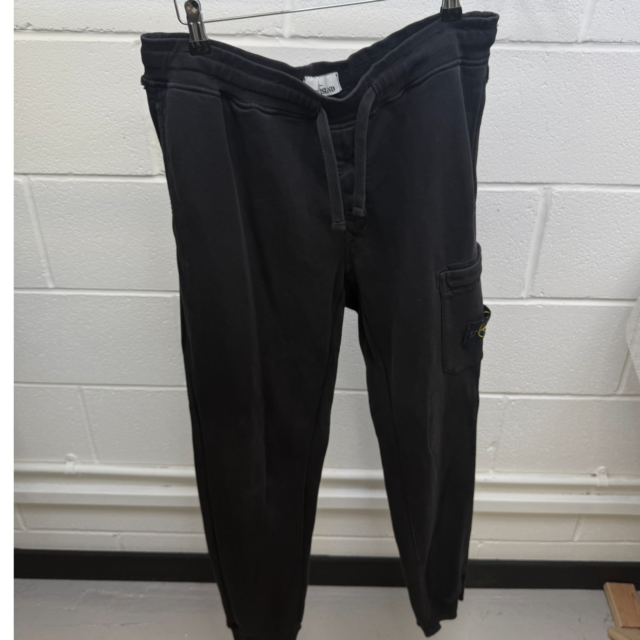 Men's Applique Logo Joggers Black Size L