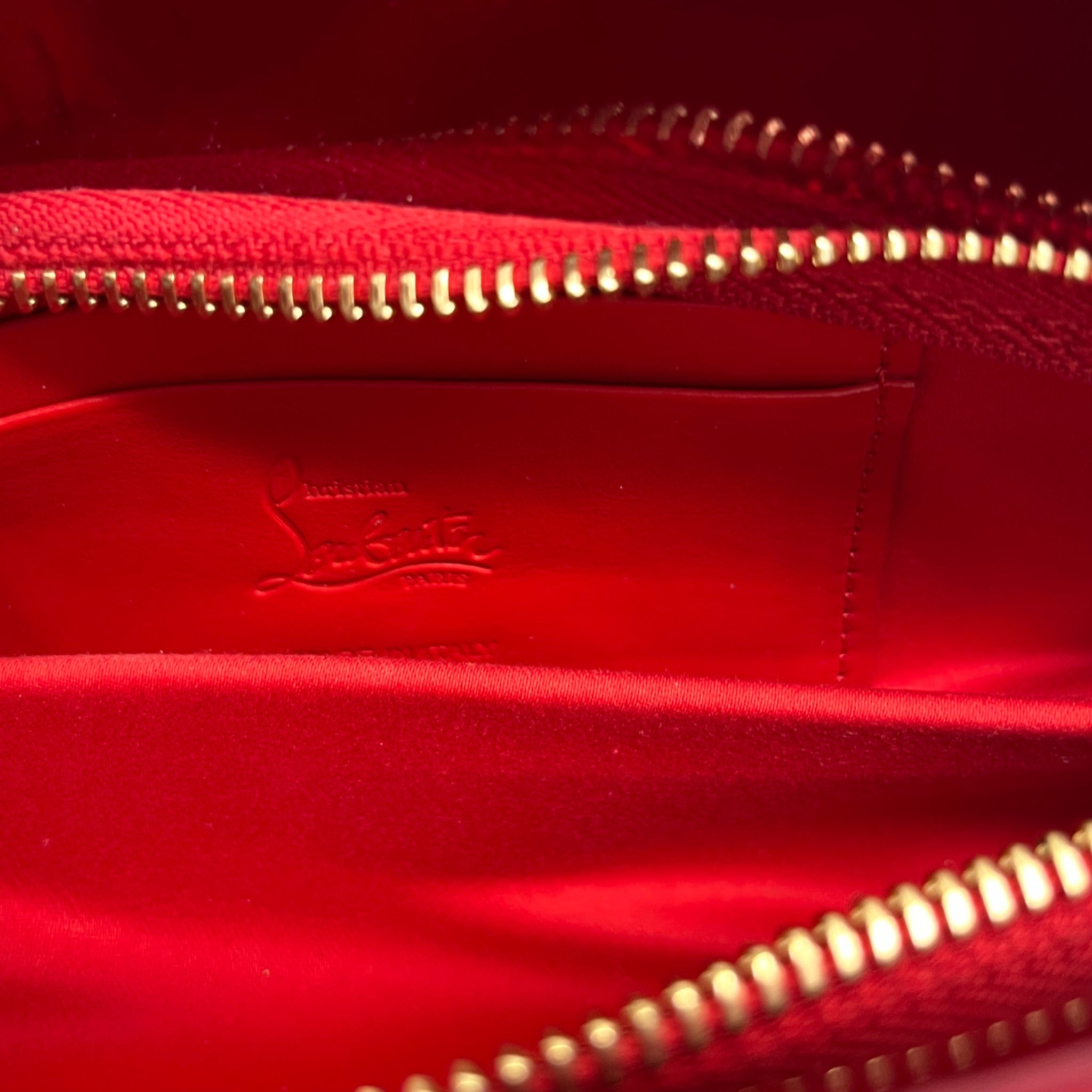 Women's Loubitwist Clutch Bag Red