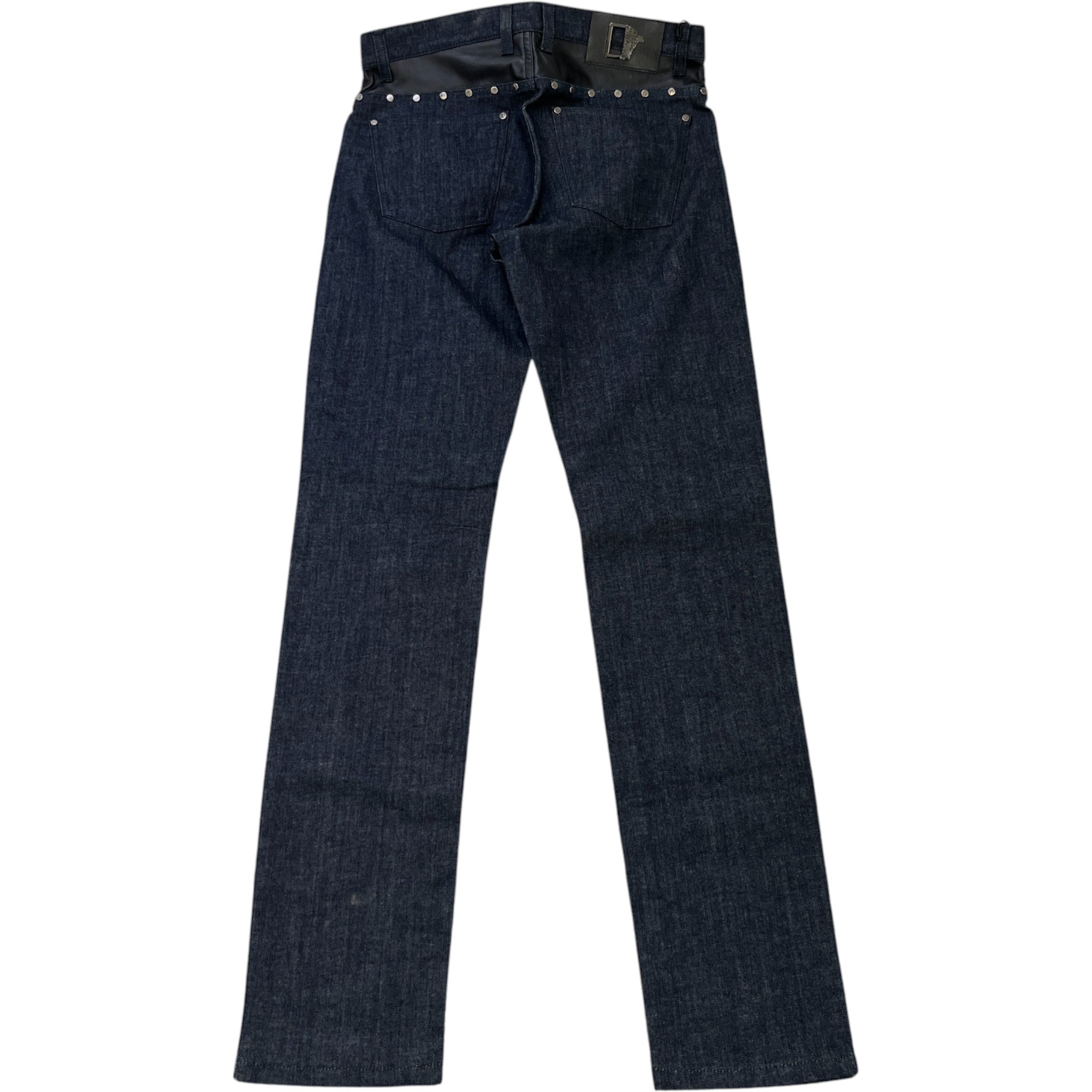 Men's Medusa Logo Jeans Navy Size Waist 30"