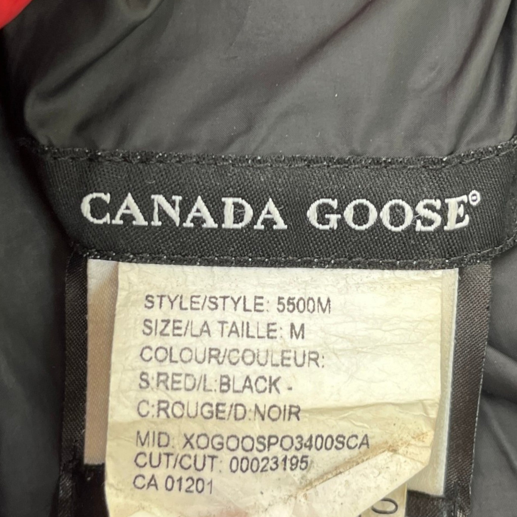 Men's Brookvale Down Jacket Red Size M