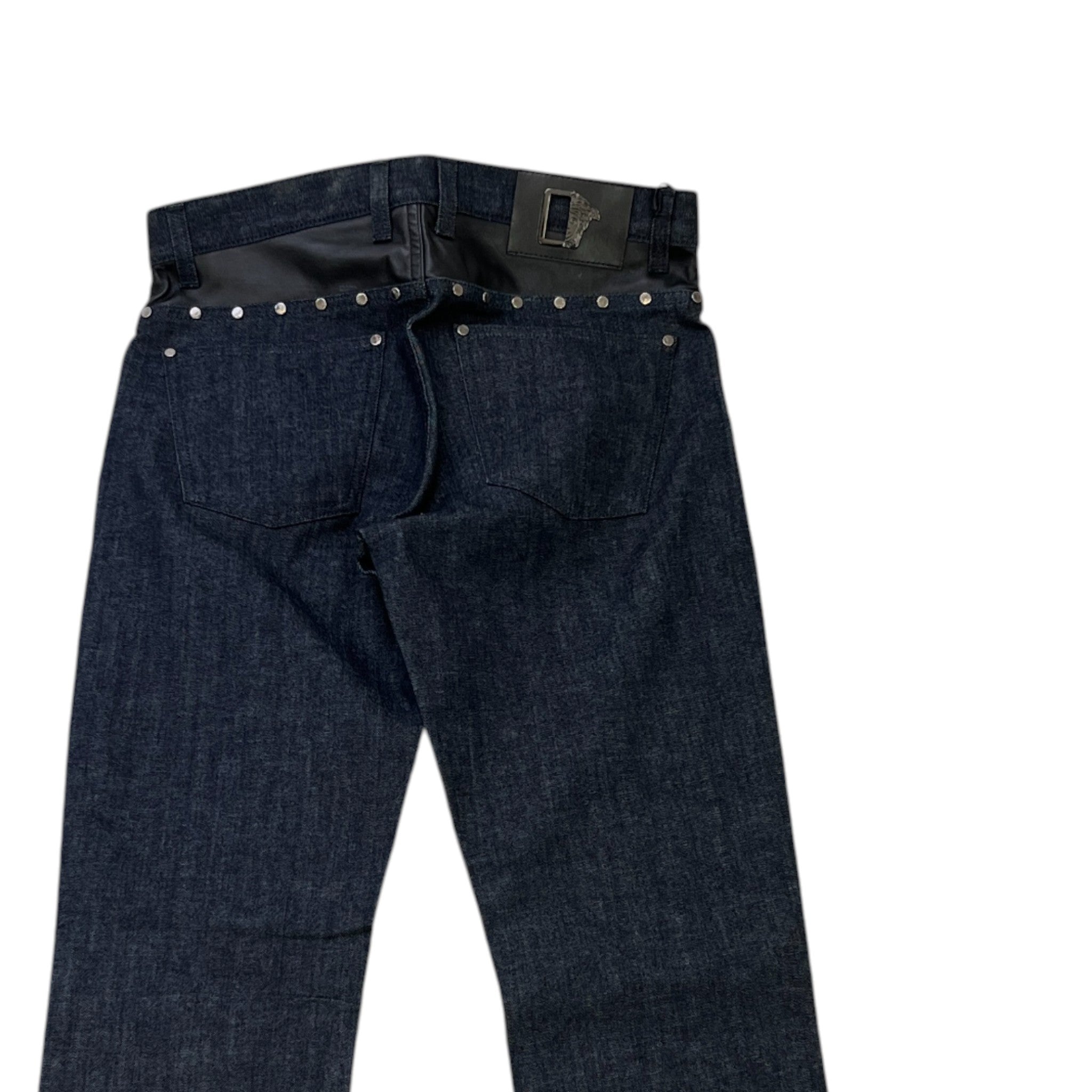 Men's Medusa Logo Jeans Navy Size Waist 30"