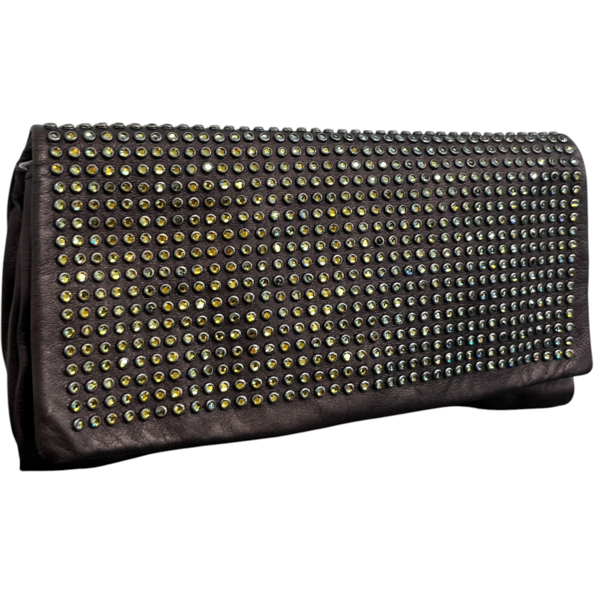 Women's Diamond Motif Clutch Mauve