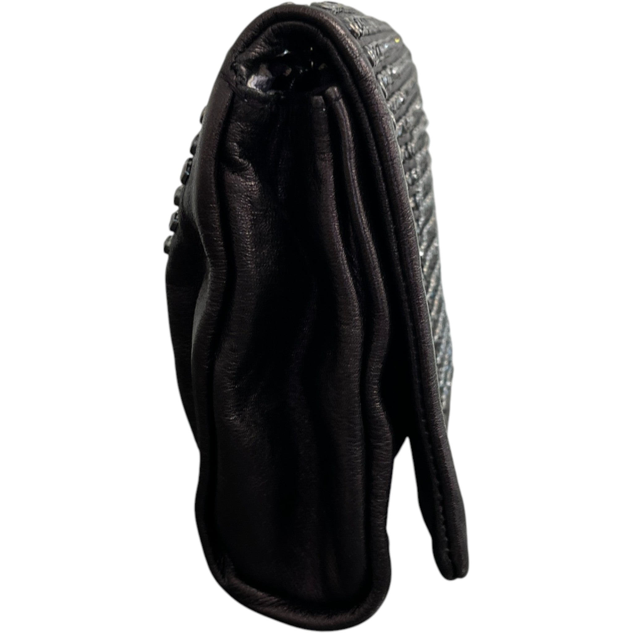 Women's Diamond Motif Clutch Mauve