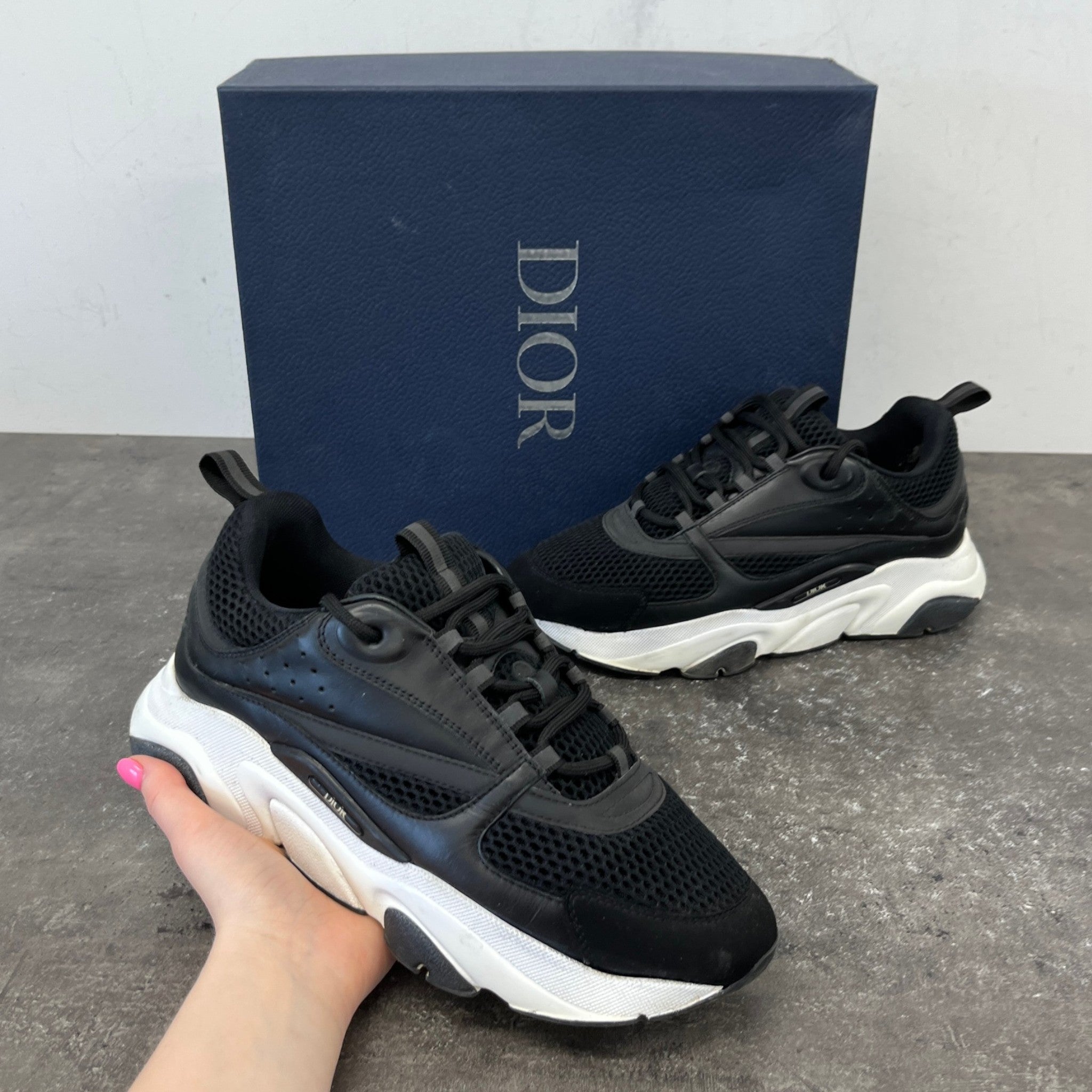 Men's B22 Low Trainers Black Size EU 40.5 / UK 6.5