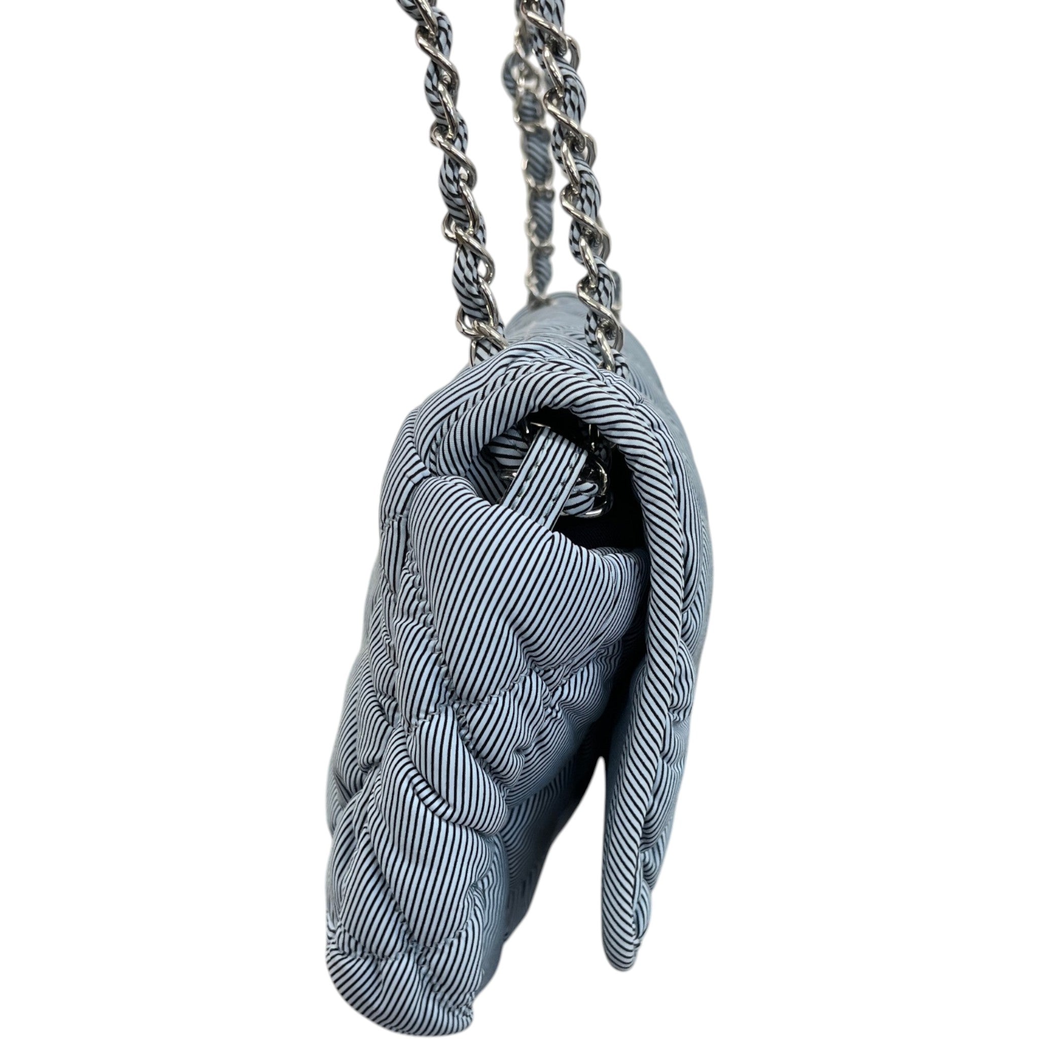 Women's Cruise Bubble Quilted Flap Bag Blue
