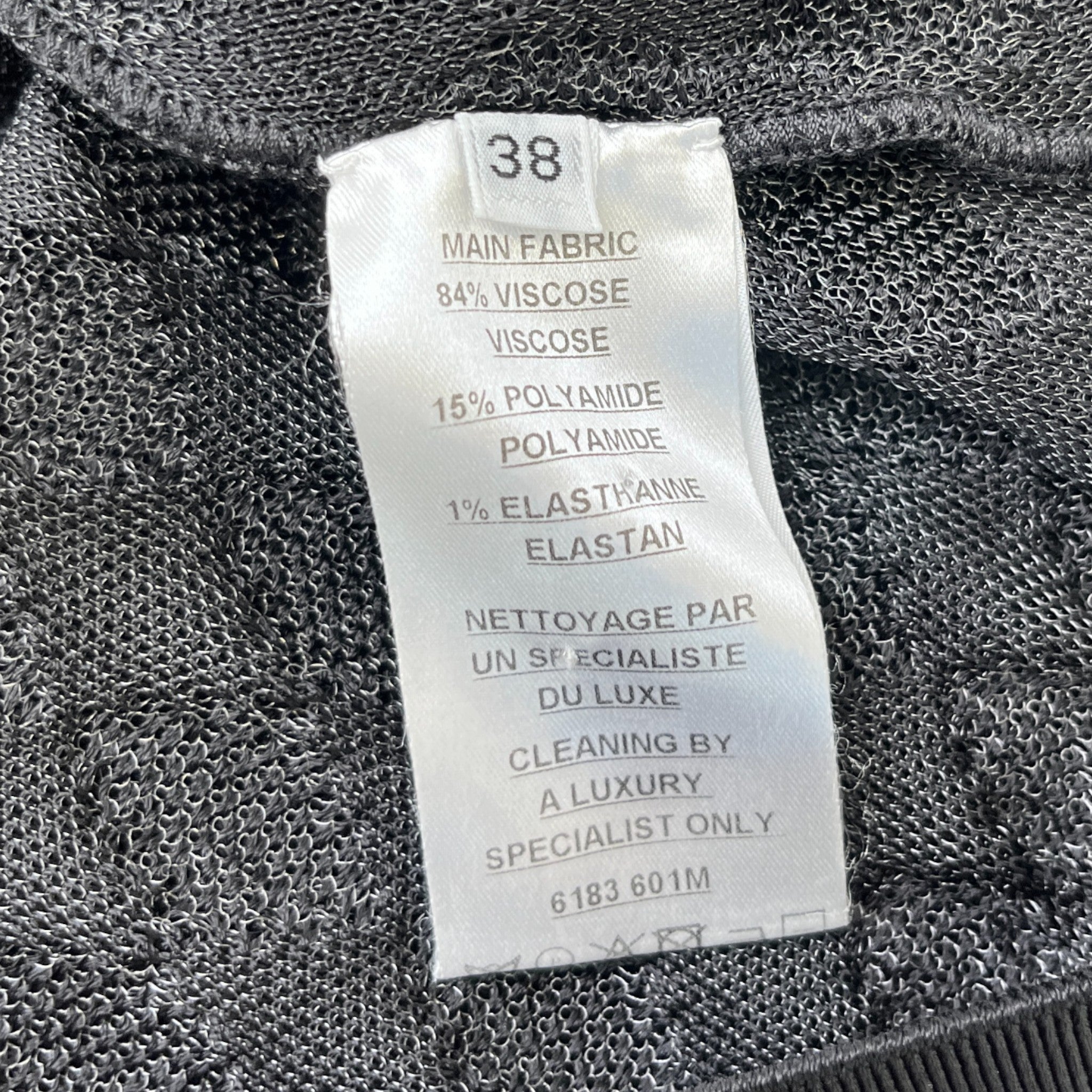 Women's Argyle Pattern Long Sleeve T-Shirt Black Size S