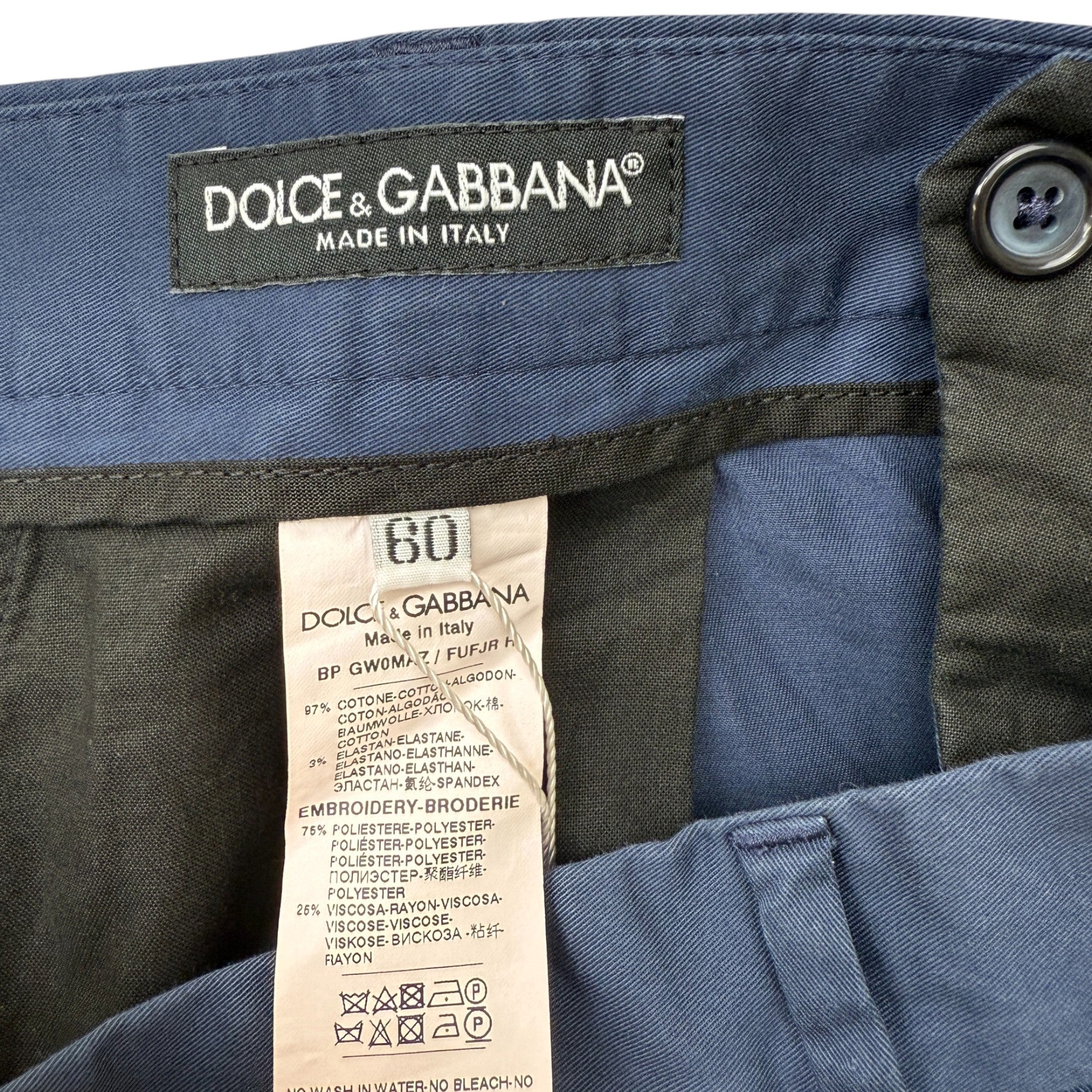 Men's Embroidered Logo Shorts Navy Size IT 60 / UK 44