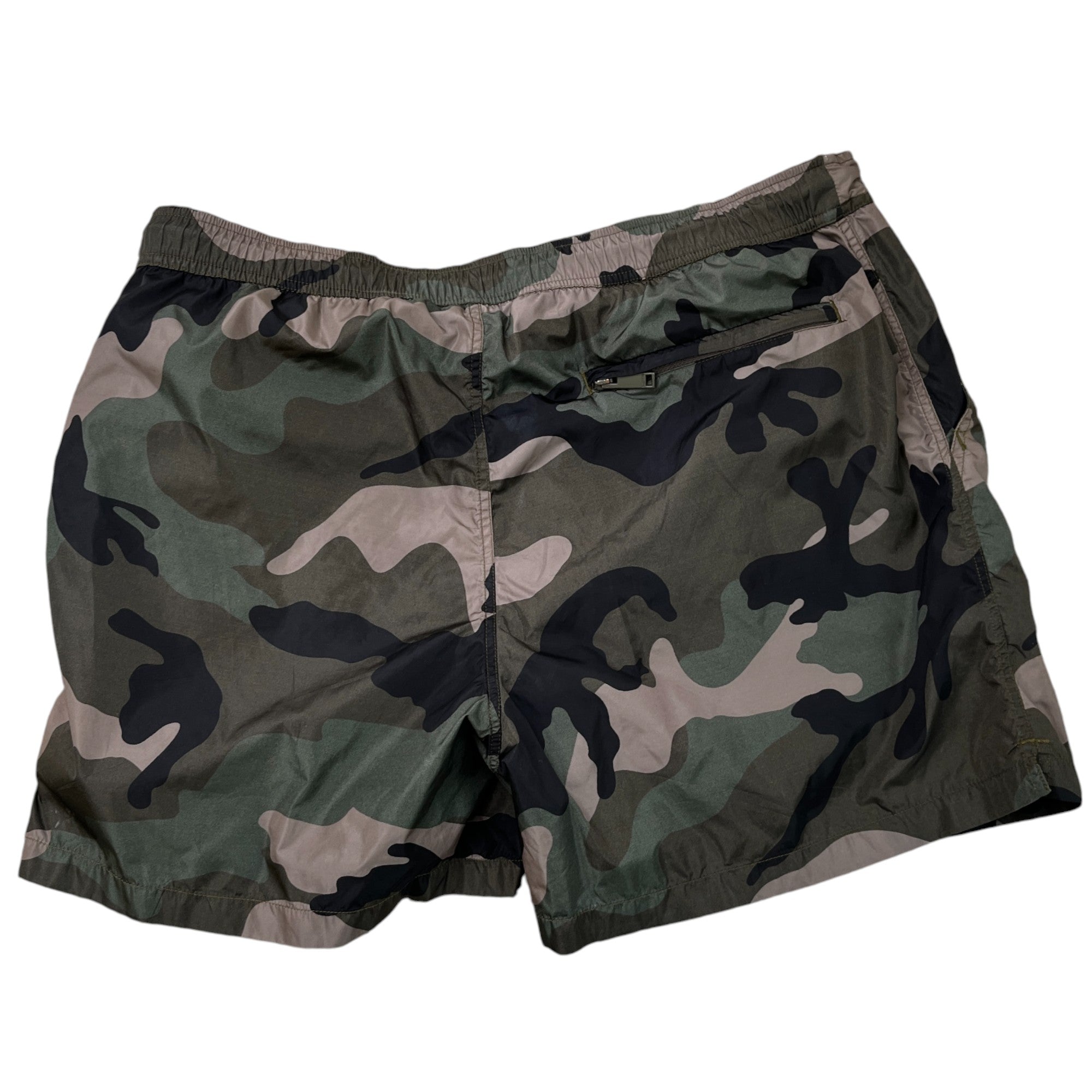 Men's Camouflage Swim Shorts Khaki Size W30 / IT 46