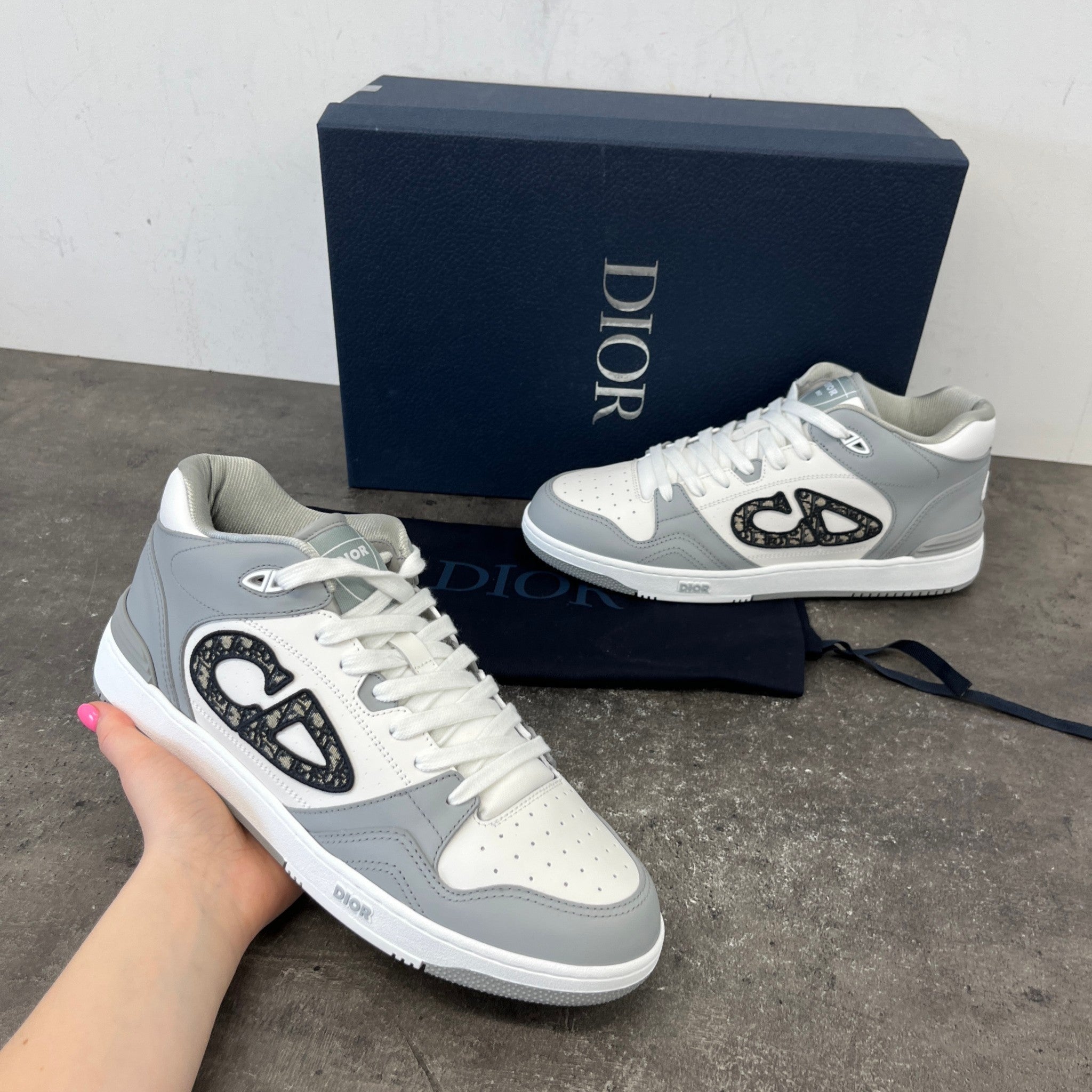 Men's B57 Low Trainers Grey Size EU 43 / UK 9