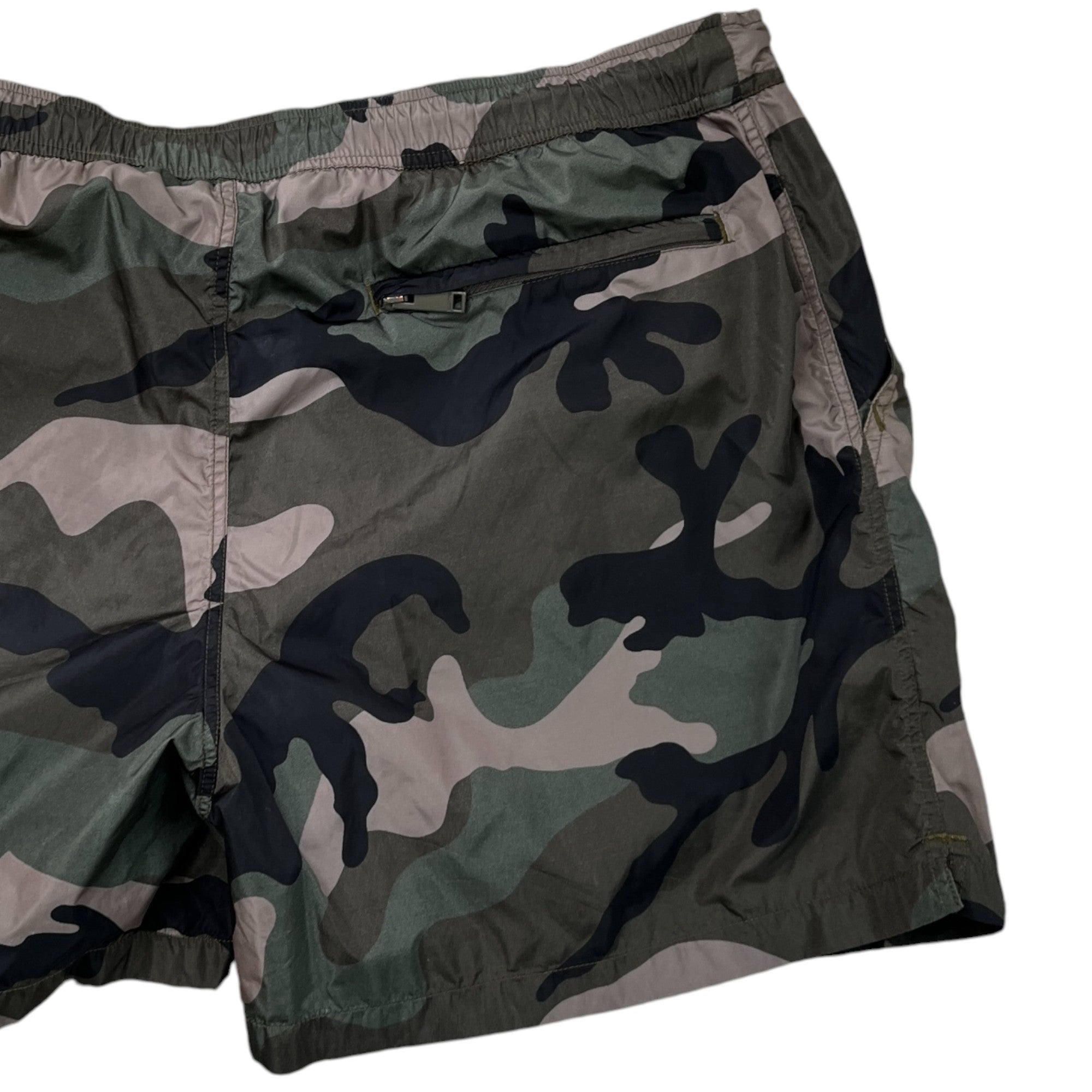 Men's Camouflage Swim Shorts Khaki Size W30 / IT 46