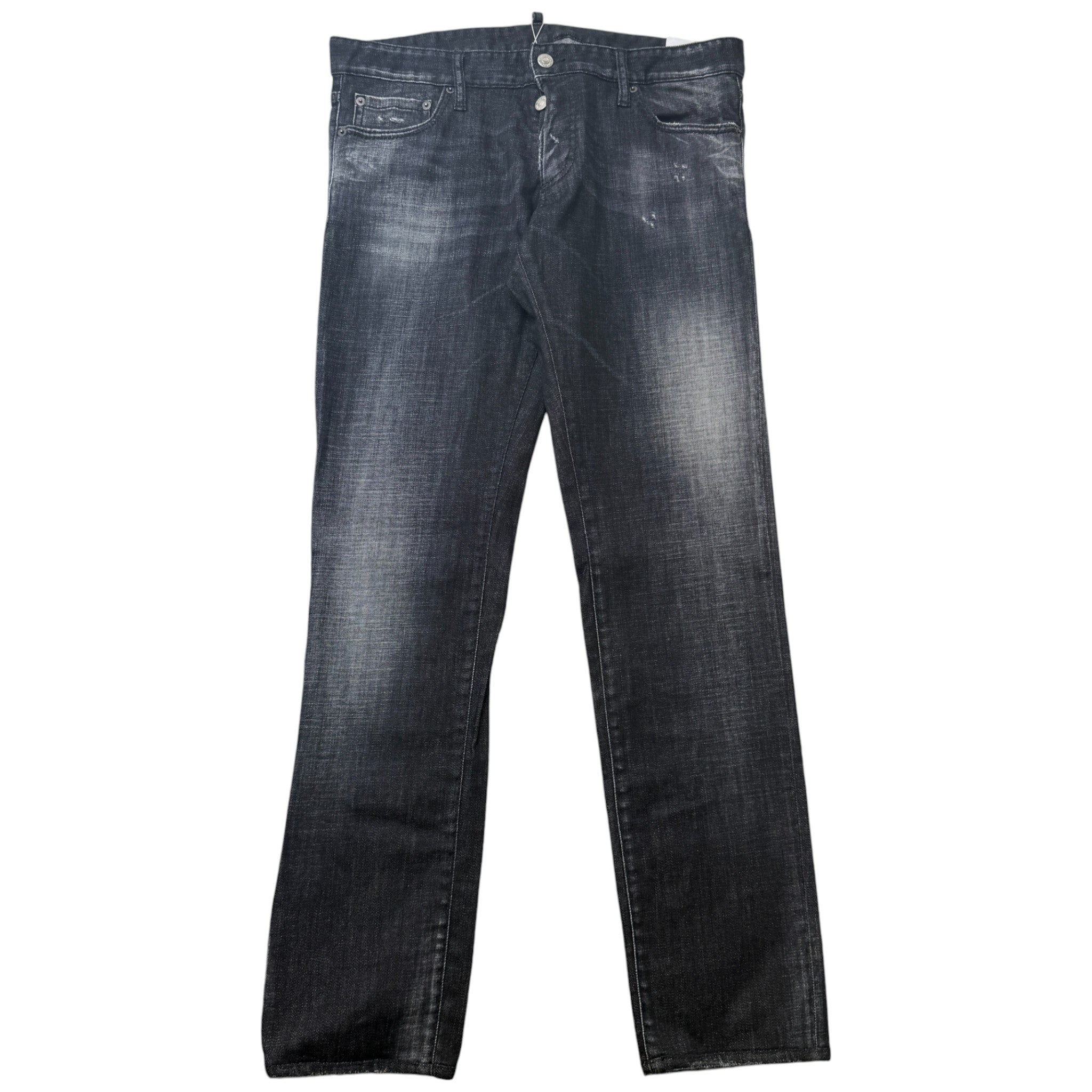 Men's Applique Logo Jeans Blue Size IT 50 / UK 34