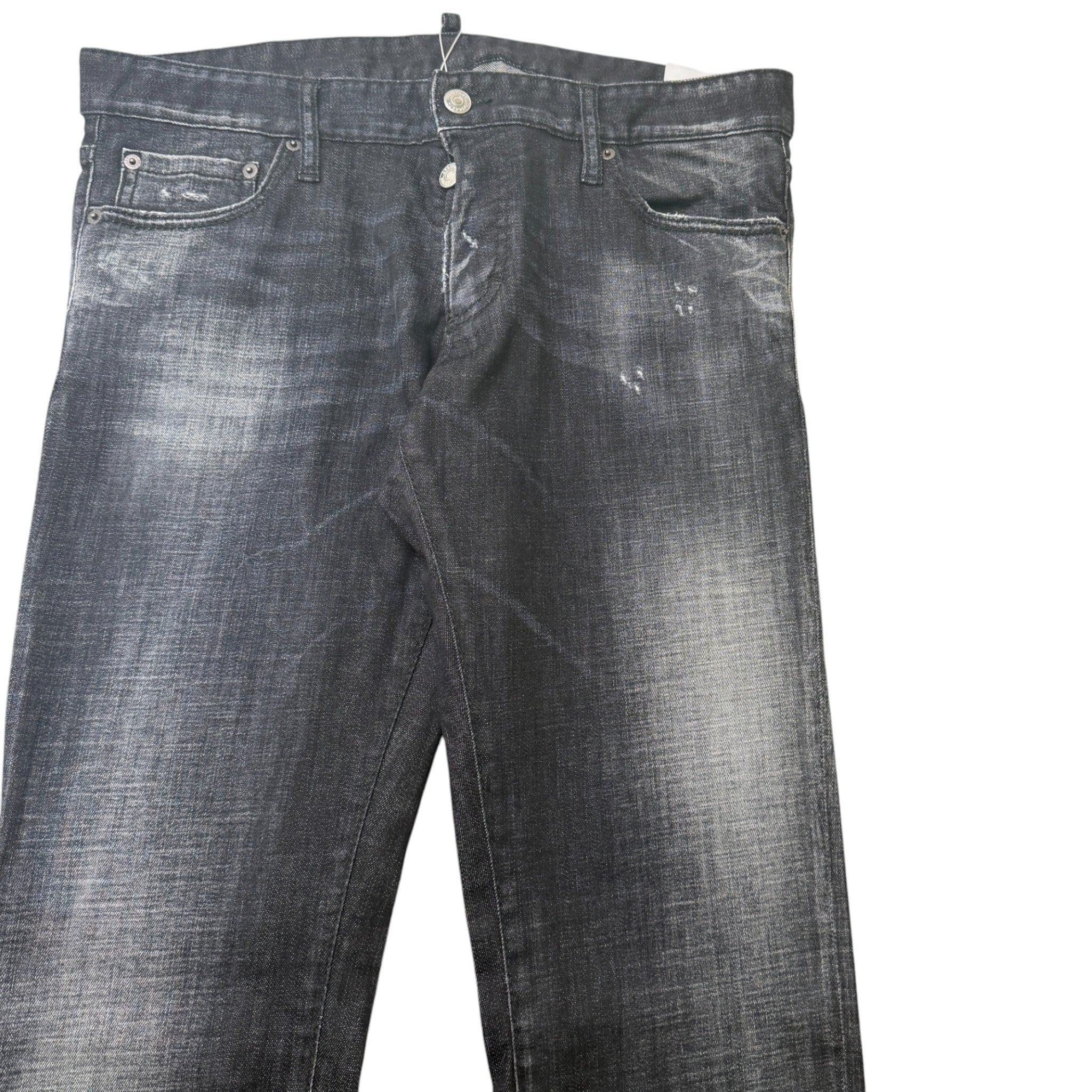 Men's Applique Logo Jeans Blue Size IT 50 / UK 34