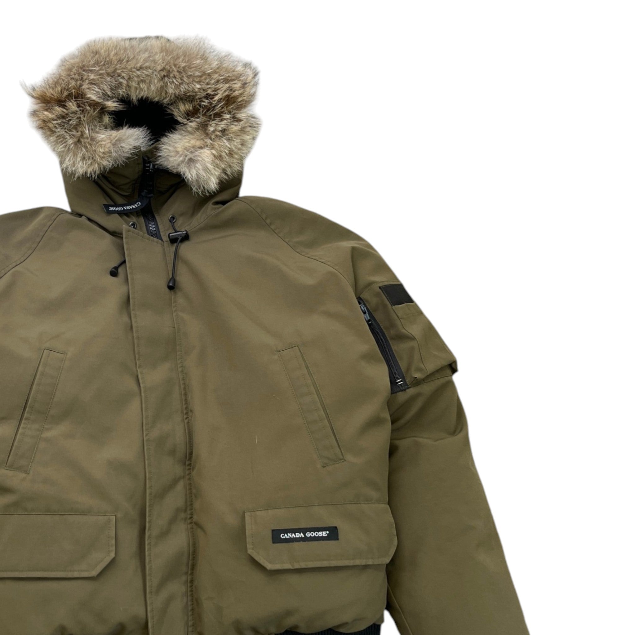 Men's Chilliwack Bomber Down Jacket Khaki Size L