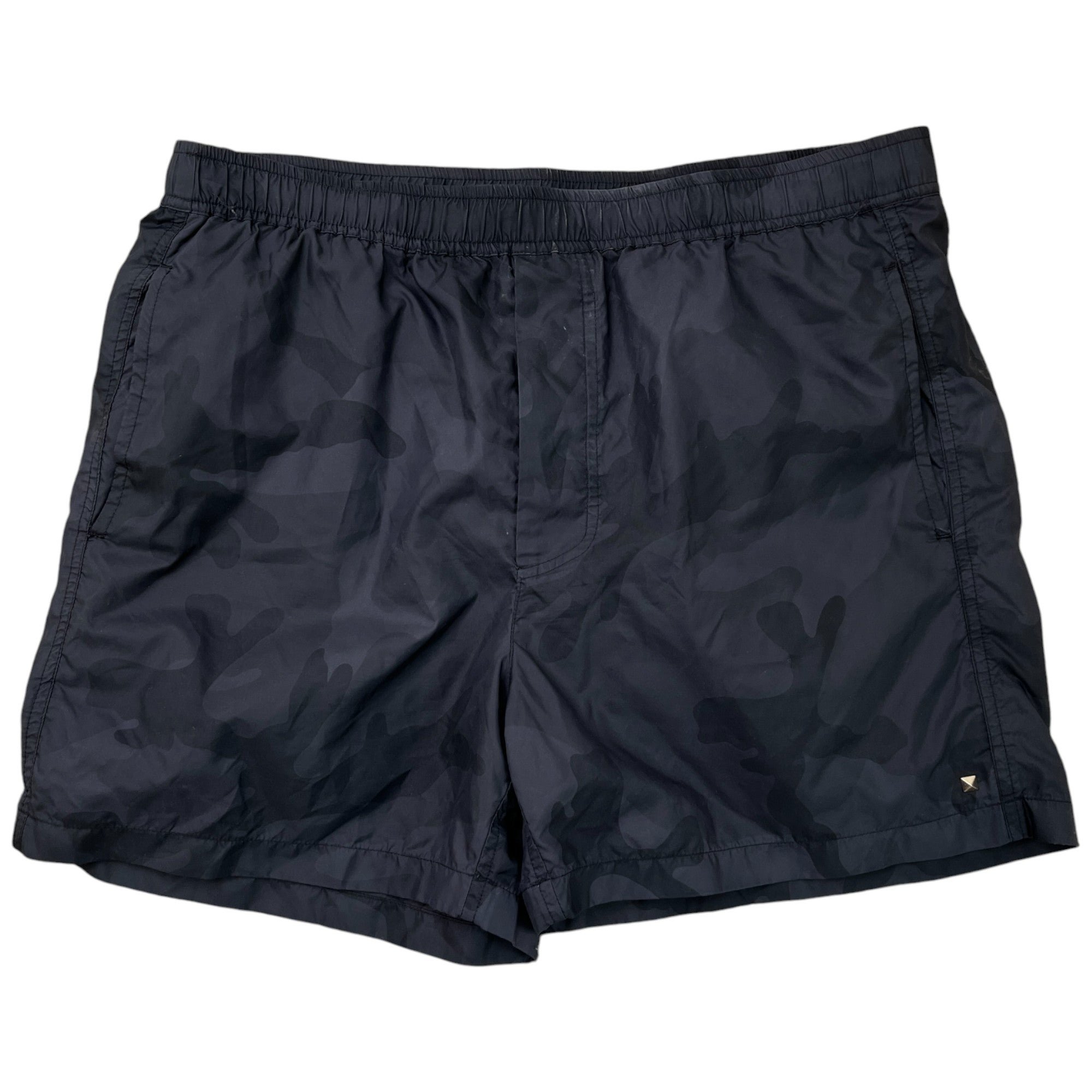 Men's Camouflage Swim Shorts Black Size W30 / IT 46