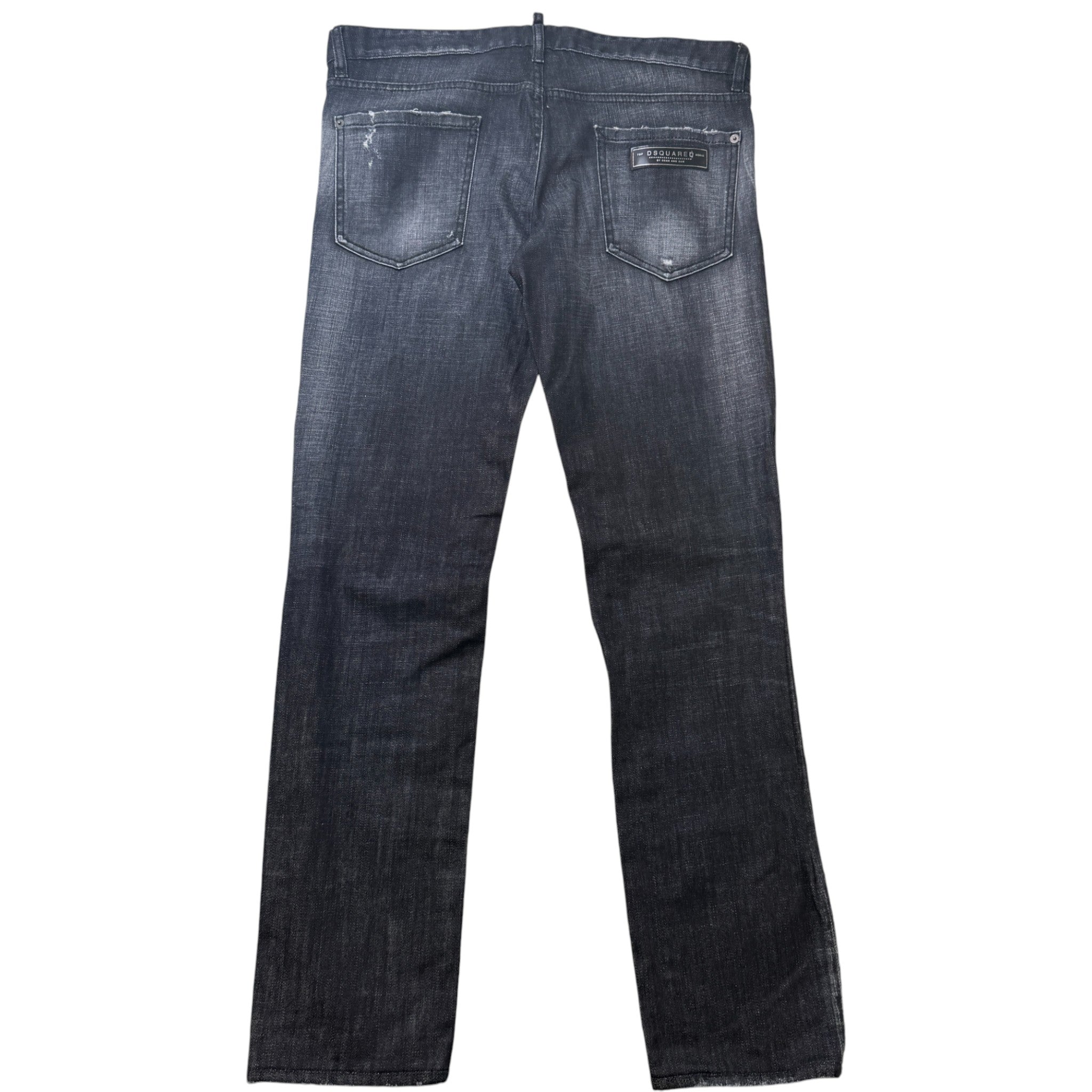 Men's Applique Logo Jeans Blue Size IT 50 / UK 34