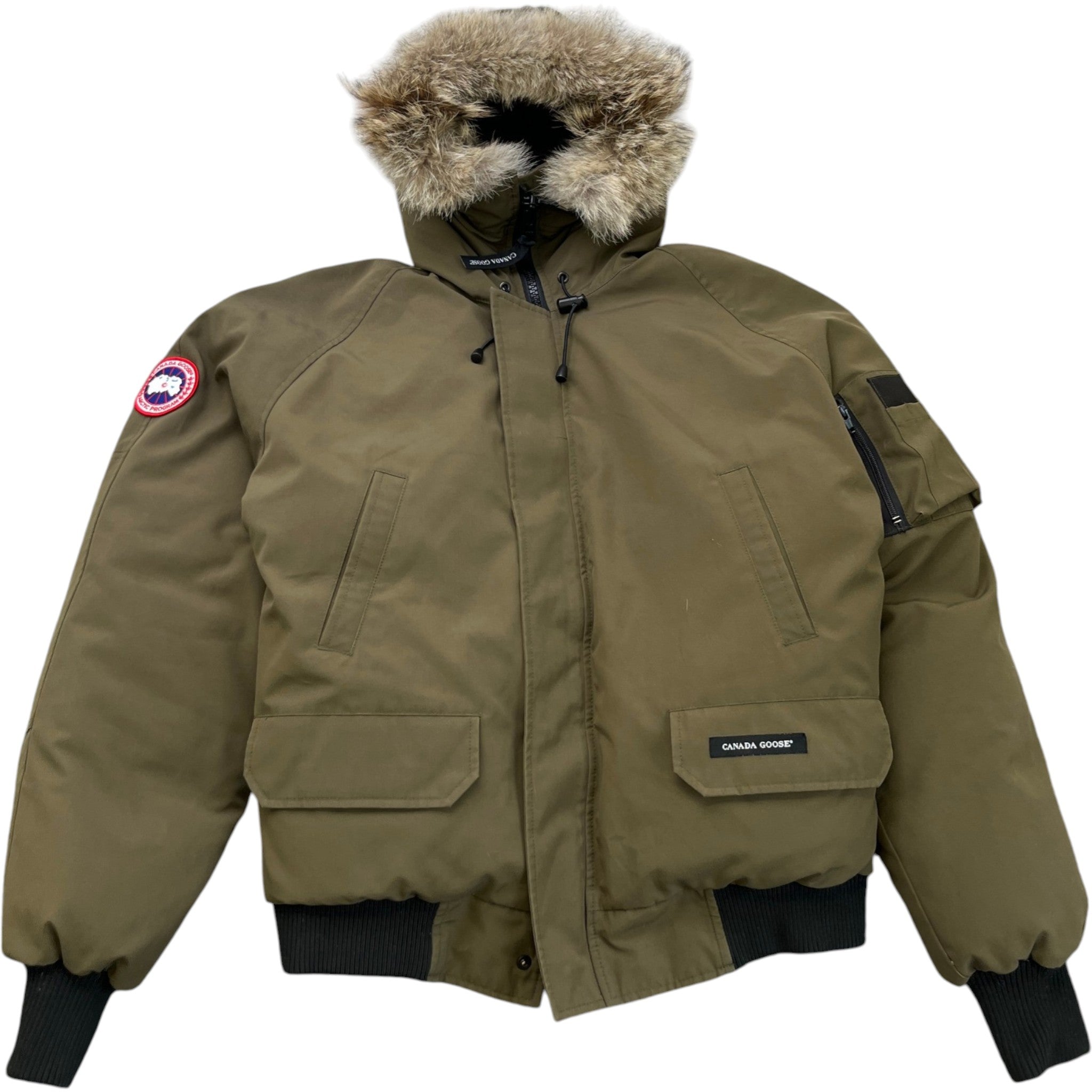 Men's Chilliwack Bomber Down Jacket Khaki Size L