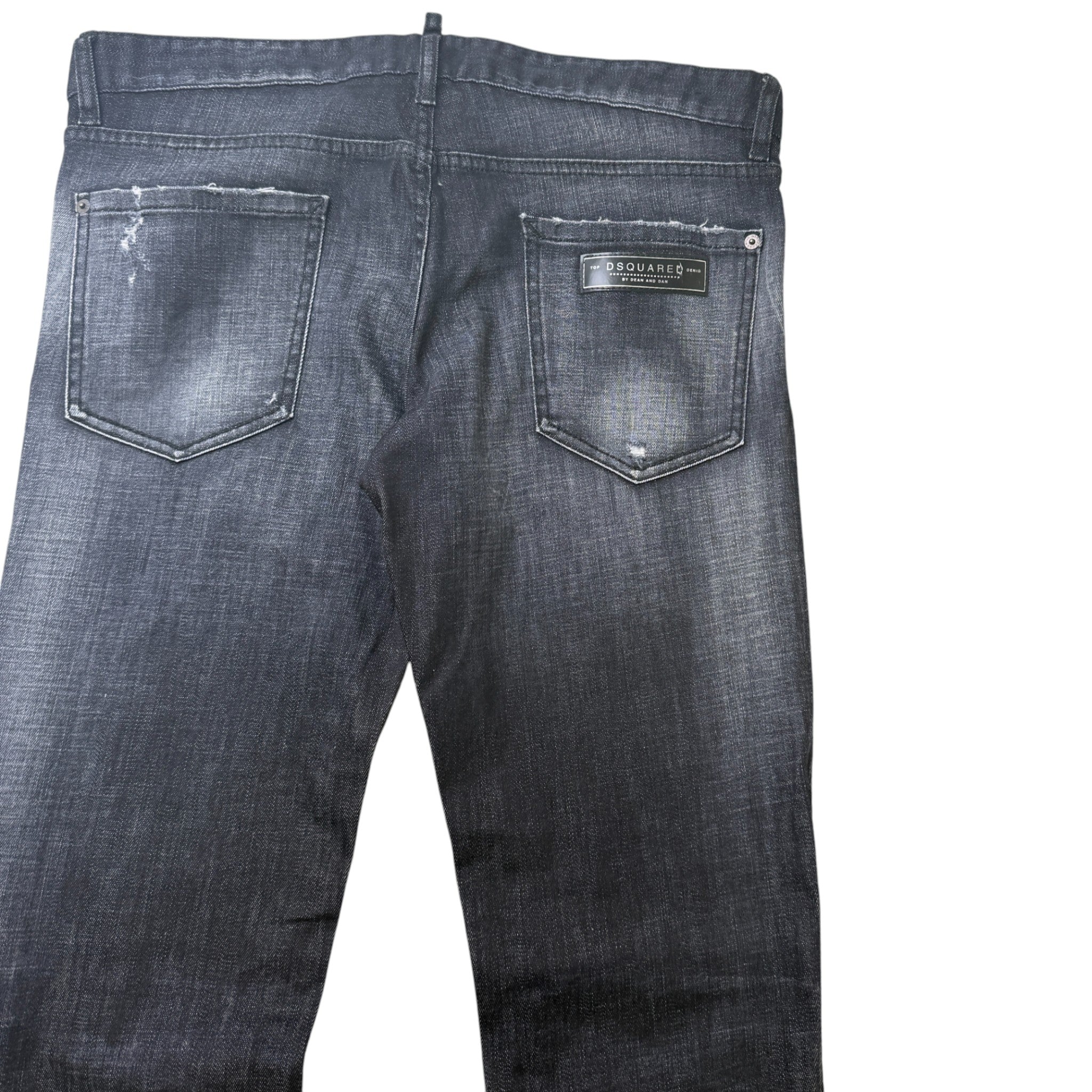 Men's Applique Logo Jeans Blue Size IT 50 / UK 34