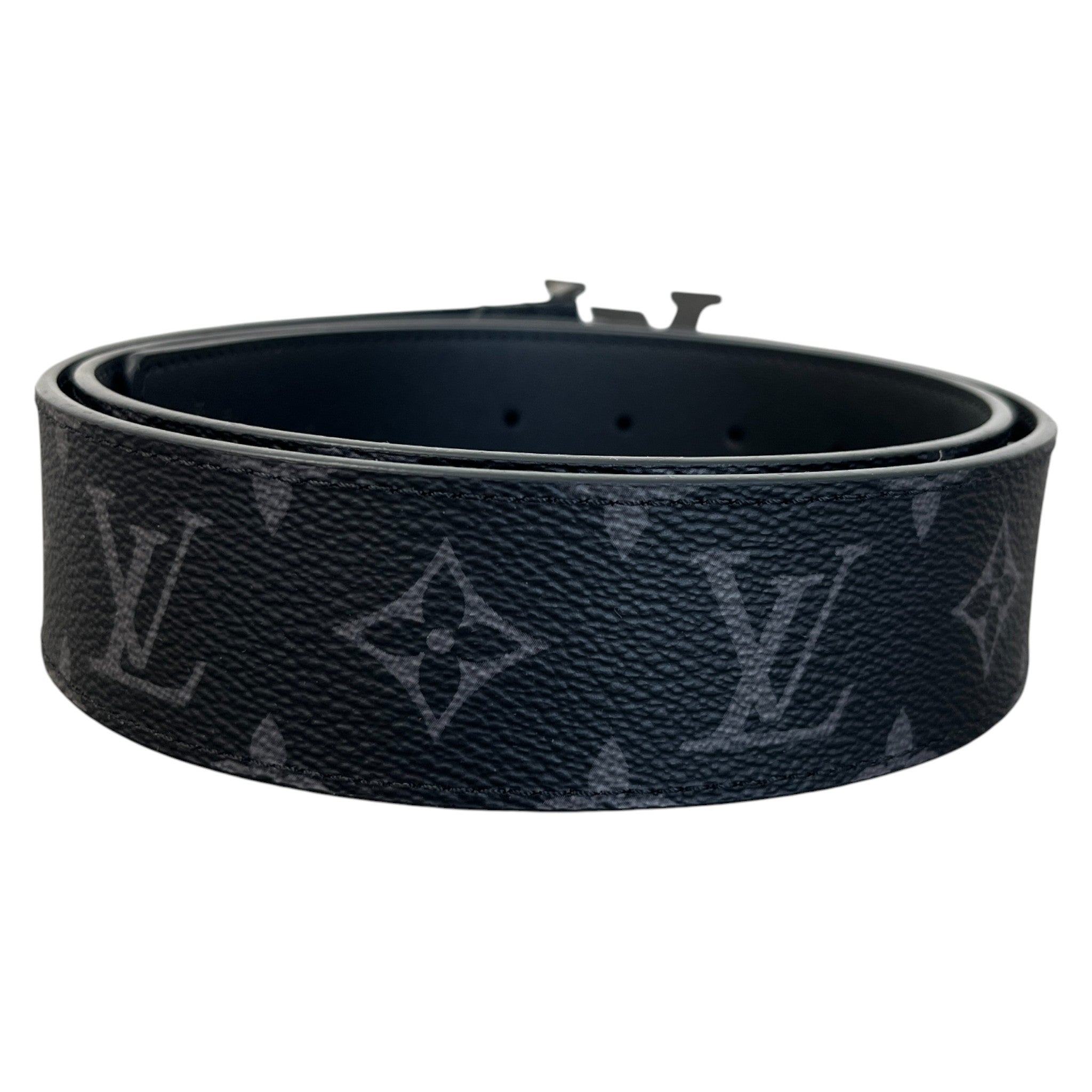 Men's Monogram Eclipse Lv Initials Belt Black