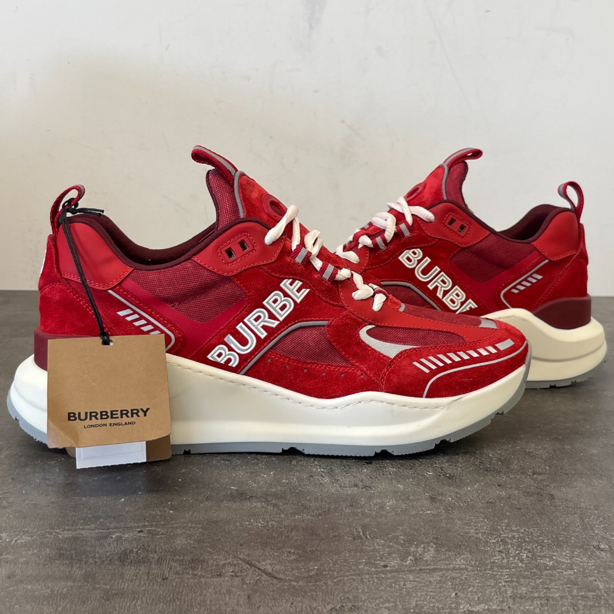 Men's Sean Low Trainers Red Size EU 45 / UK 11