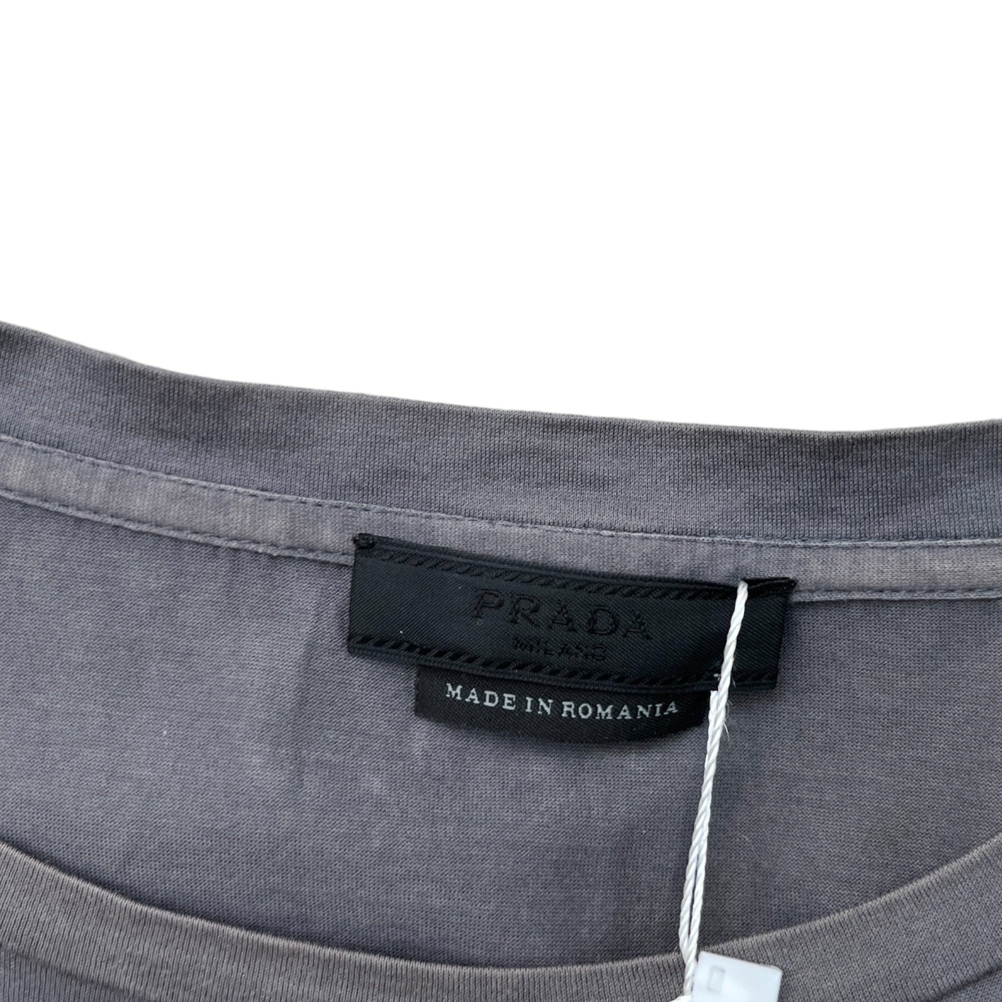 Men's Embroidered Logo T-Shirt Charcoal Size XXXL