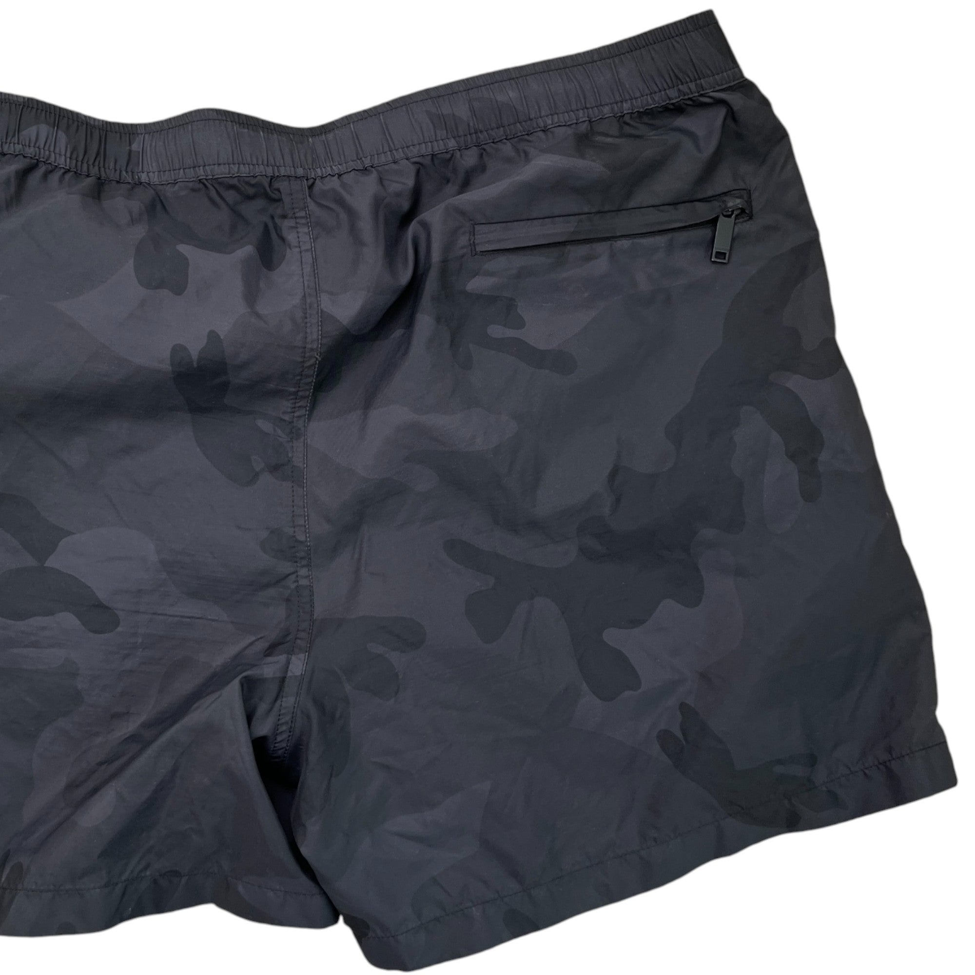 Men's Camouflage Swim Shorts Black Size W30 / IT 46