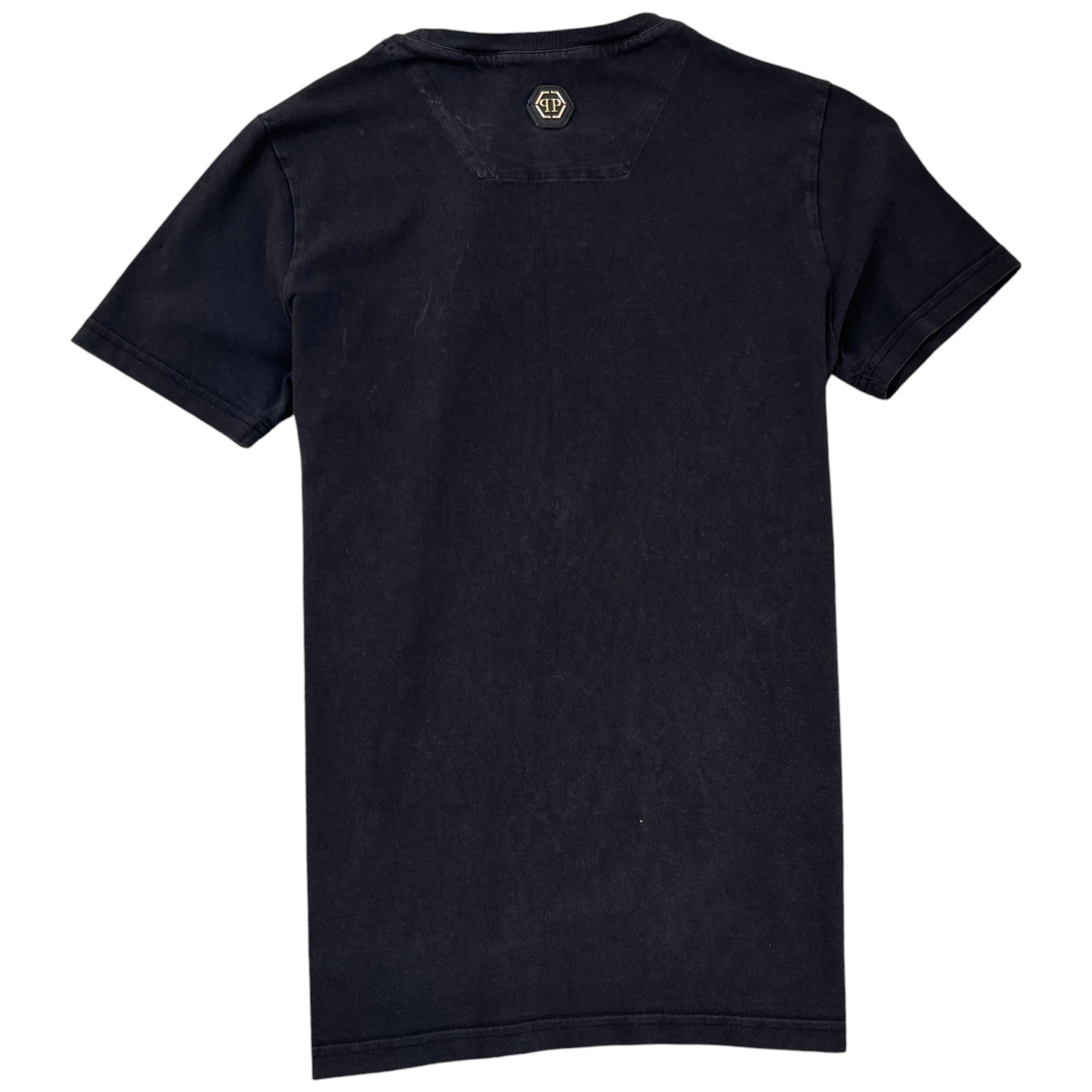 Men's Applique Star Logo T-Shirt Black Size S