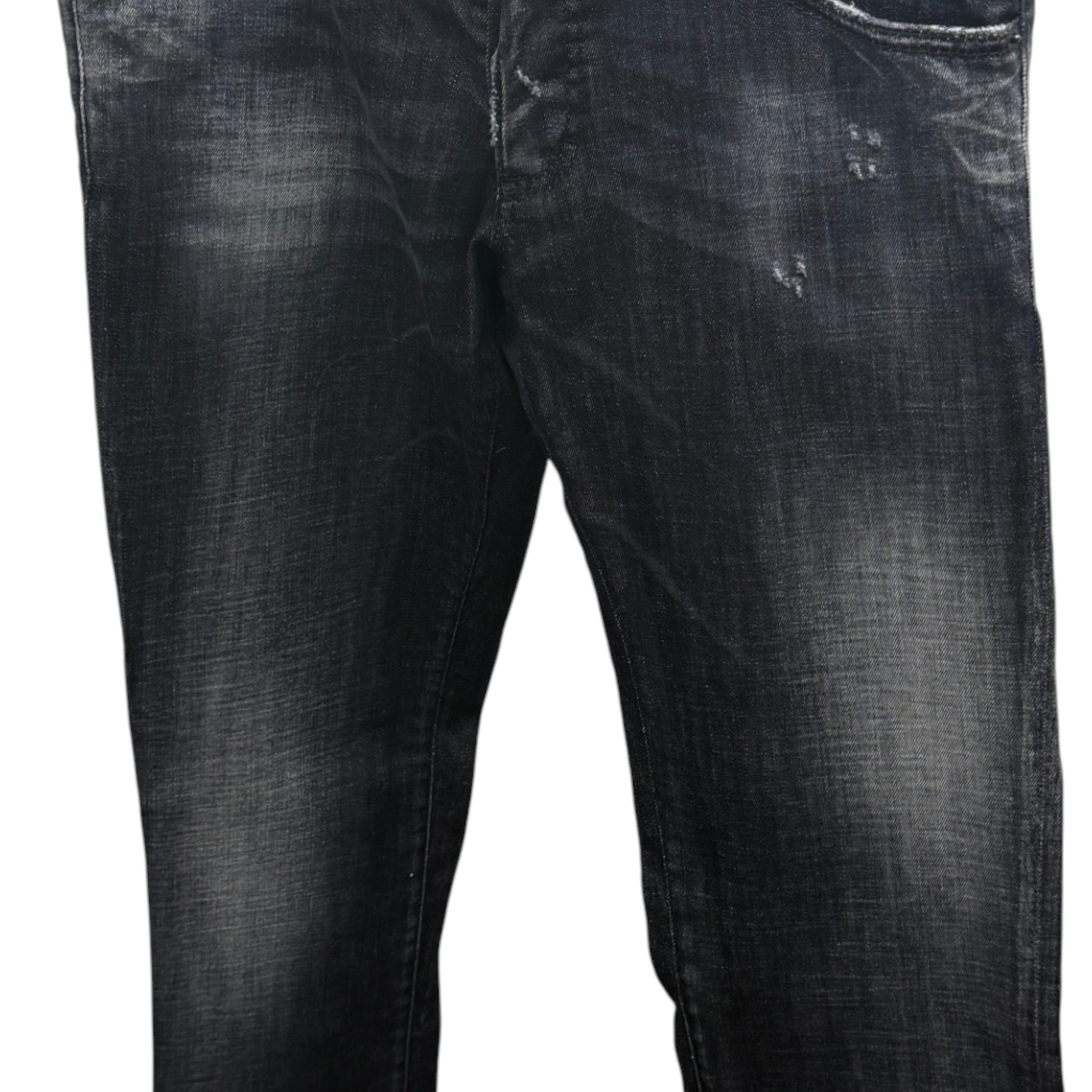 Men's Applique Logo Jeans Blue Size IT 50 / UK 34