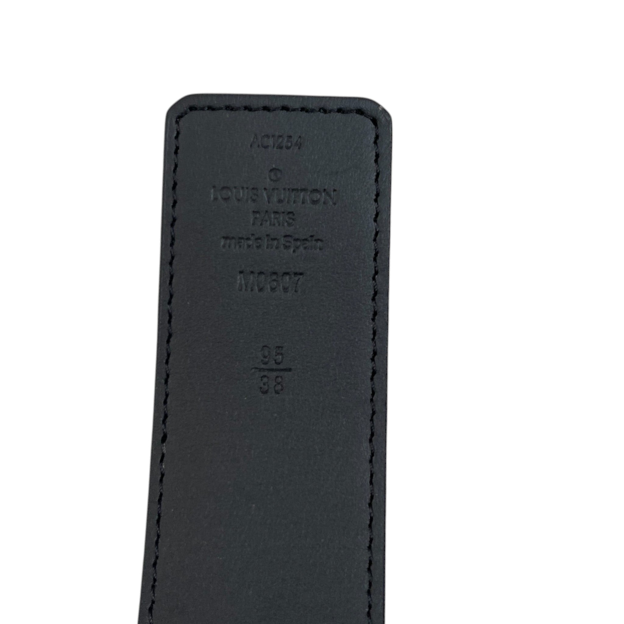 Men's Monogram Eclipse Lv Initials Belt Black