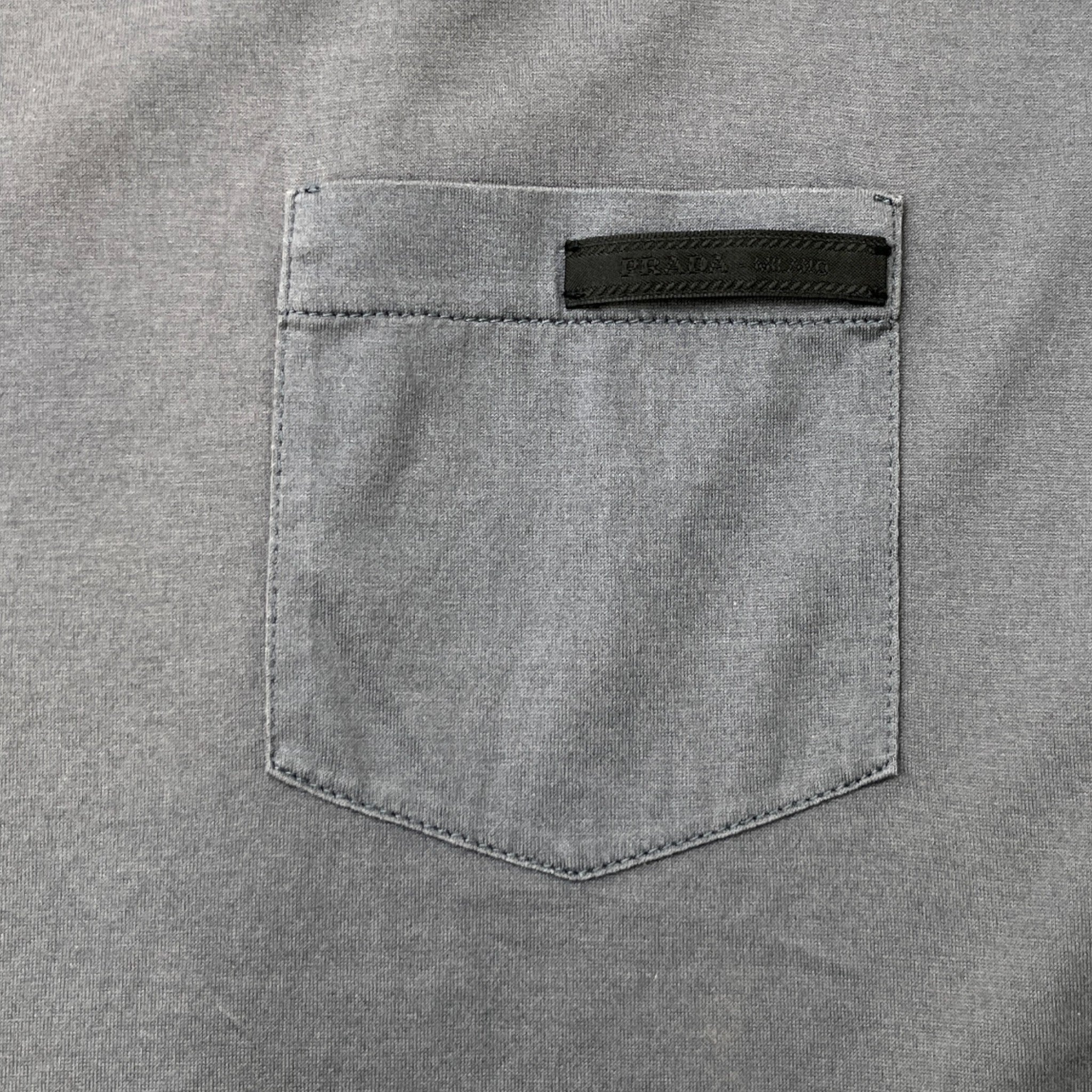 Men's Embroidered Logo T-Shirt Charcoal Size XXXL